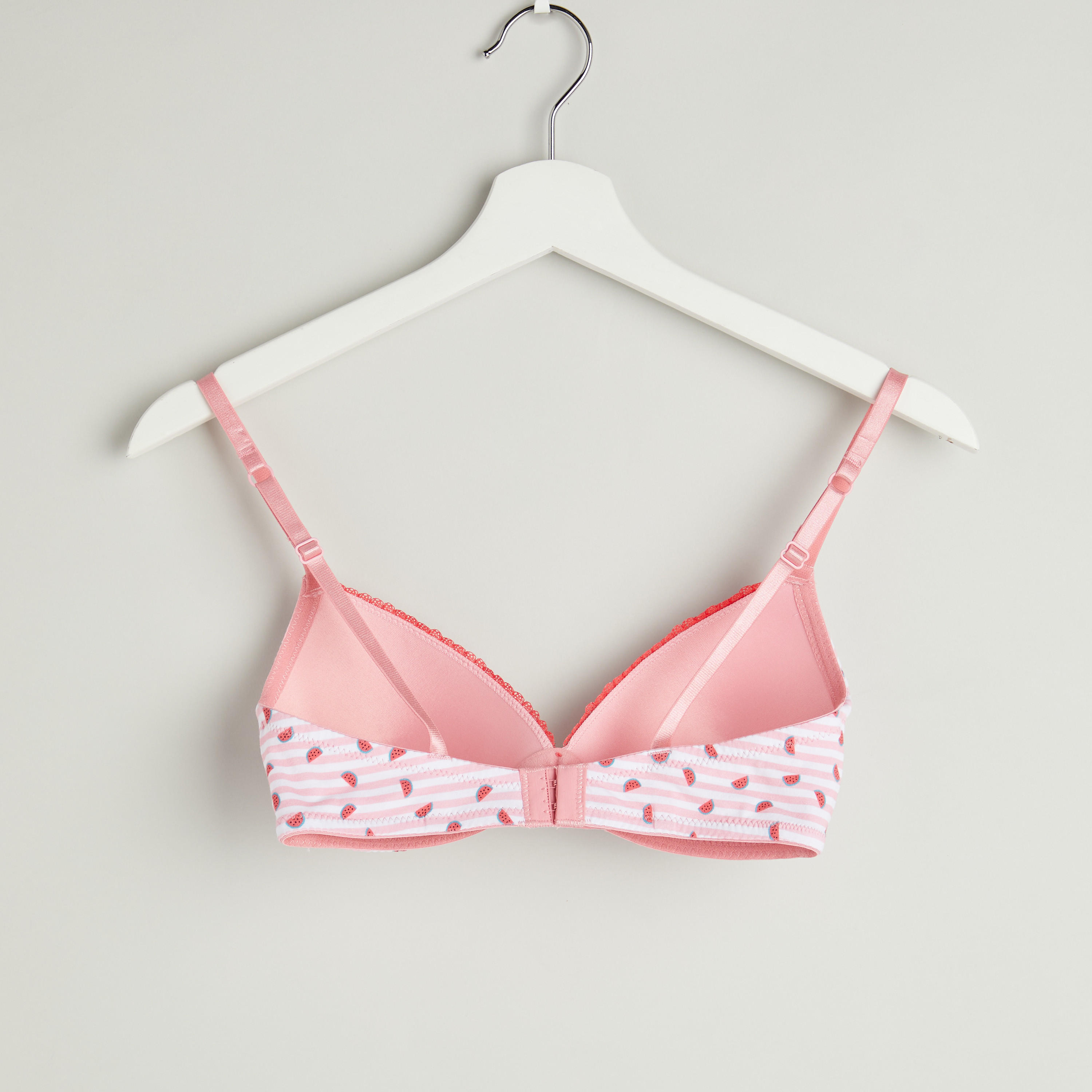 Set of 2 - Assorted Padded T-shirt Bra with Hook and Eye Closure-women-clothing-lingerie-bras-image-3