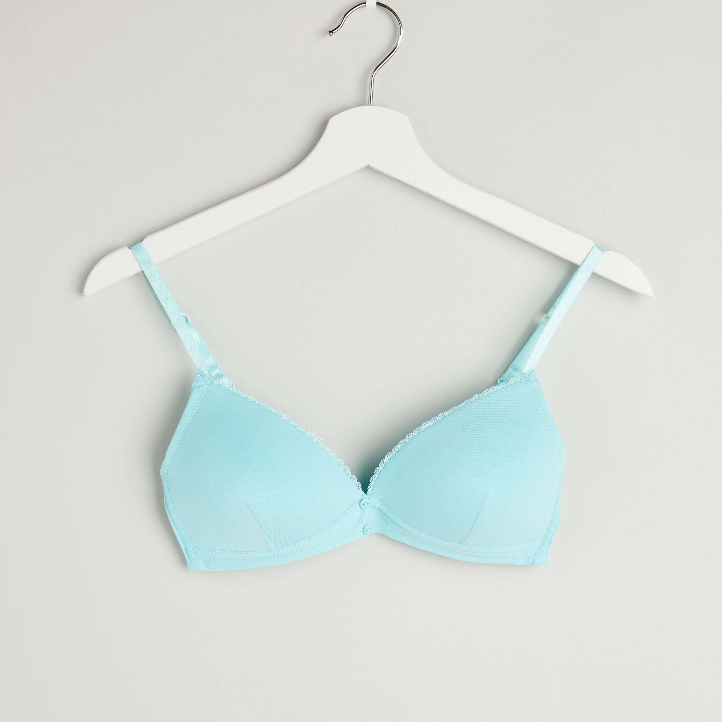 صدريّة تيشيرت متنوعة بمشبك إغلاق - طقم من قطعتين متنوعتين-women-clothing-lingerie-bras-image-2