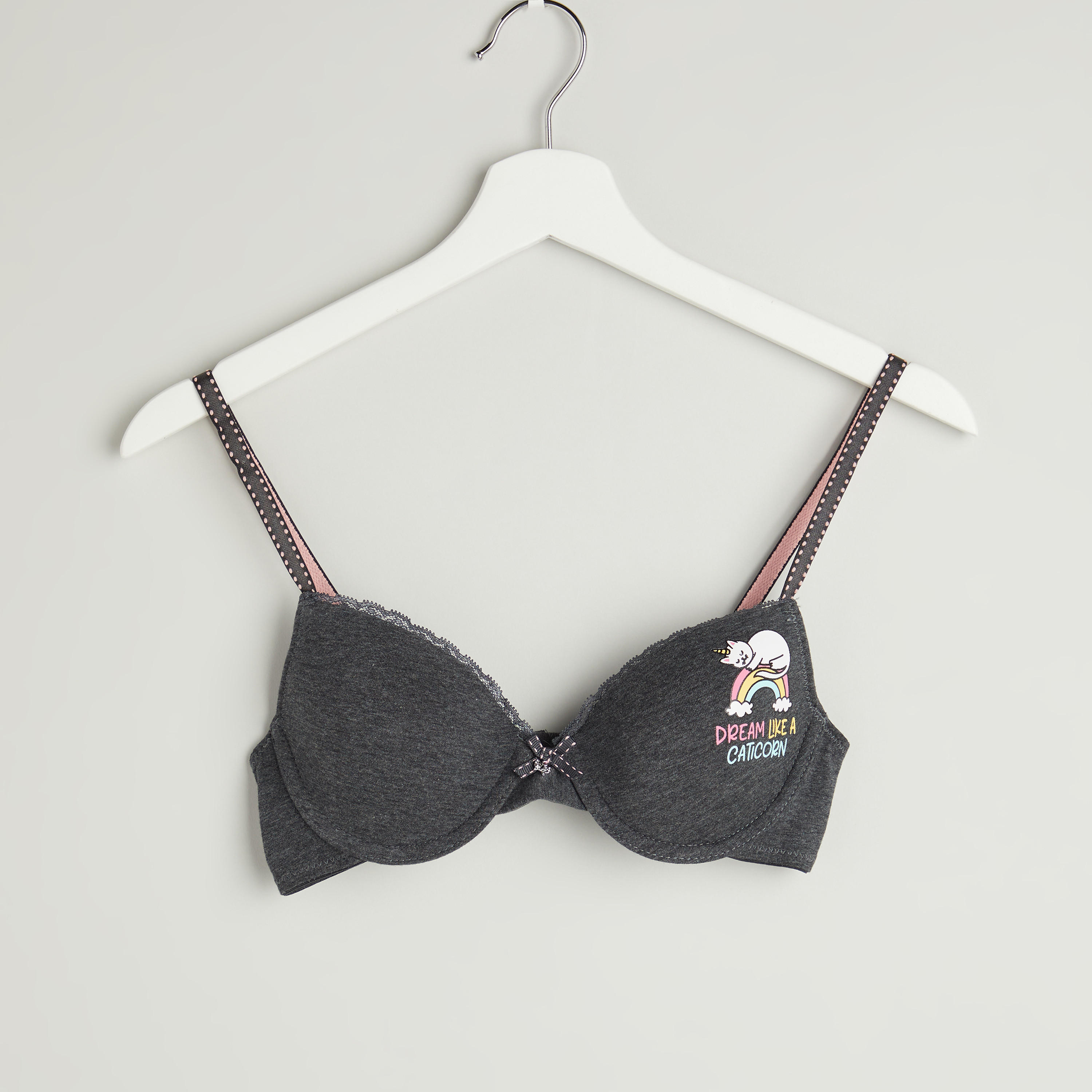 صدريّة تيشيرت مبطنة بمشبك إغلاق - طقم من قطعتين متنوعتين-women-clothing-lingerie-bras-image-4