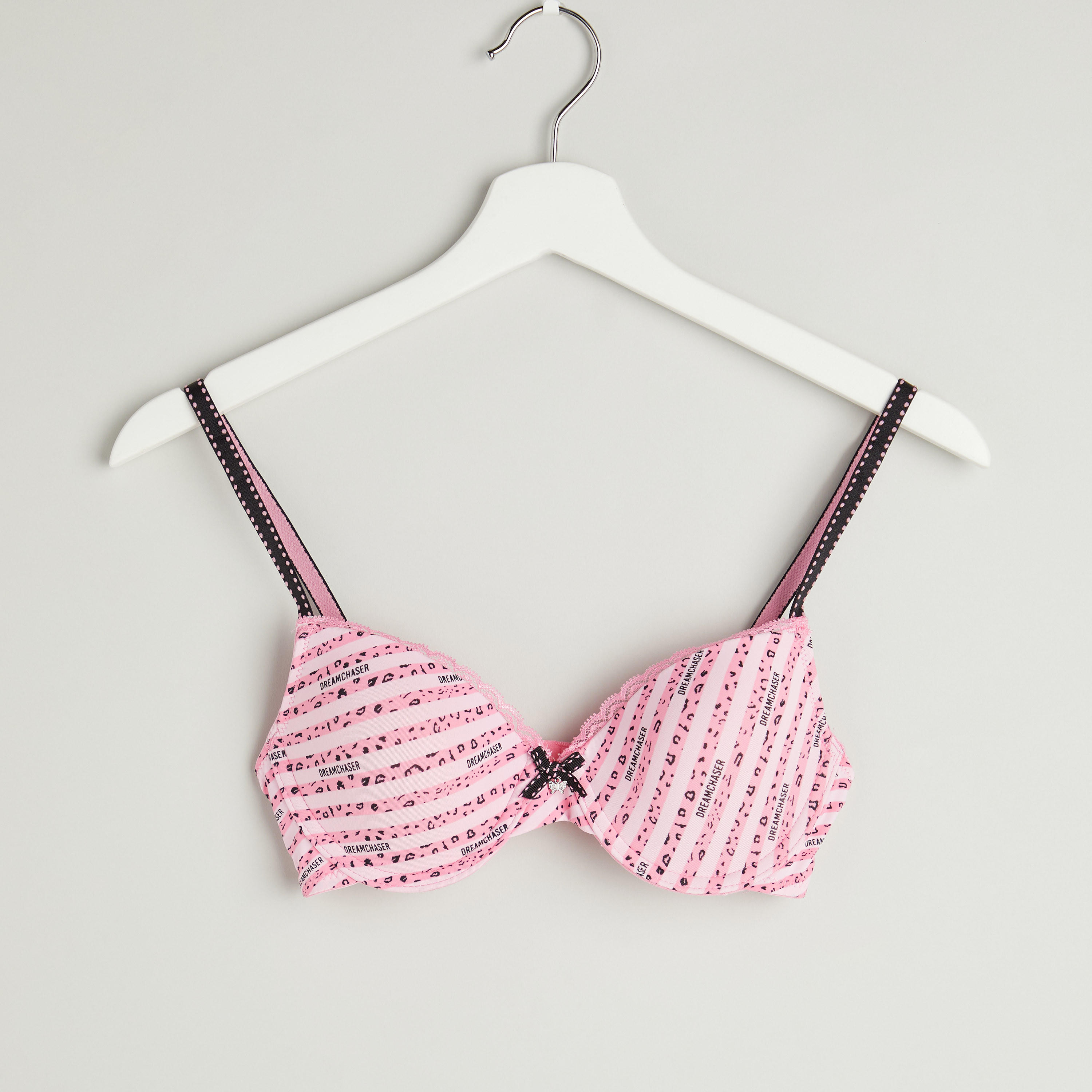 صدريّة تيشيرت مبطنة متنوعة بمشبك إغلاق - طقم من قطعتين متنوعتين-women-clothing-lingerie-bras-image-2