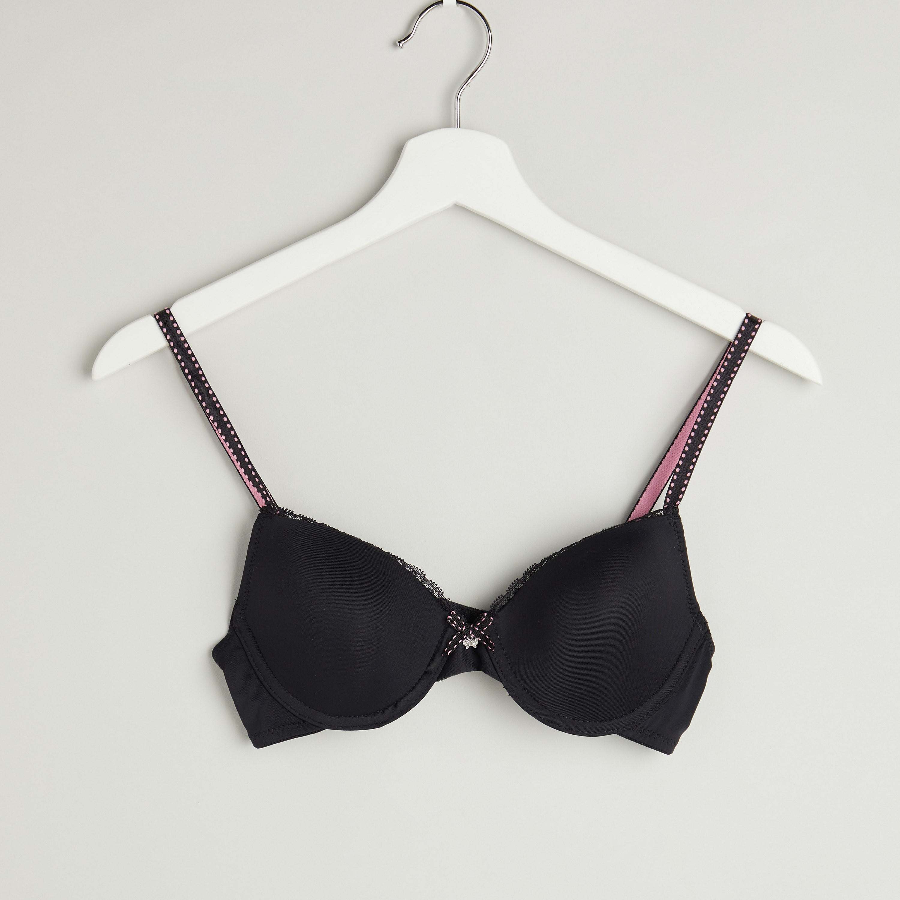 صدريّة تيشيرت مبطنة متنوعة بمشبك إغلاق - طقم من قطعتين متنوعتين-women-clothing-lingerie-bras-image-4
