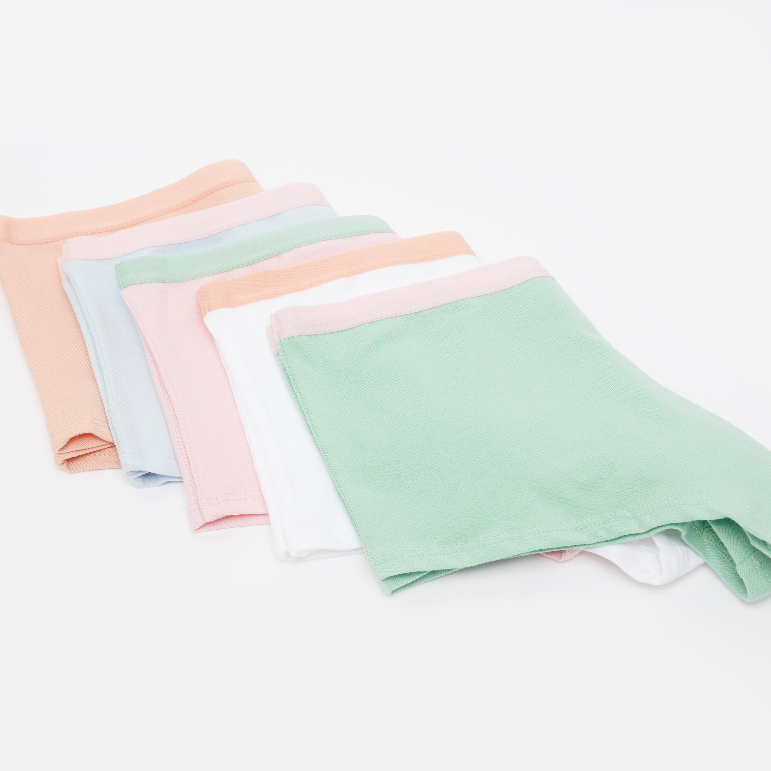 سراويل داخلية بوي شورت متنوعة بخصر مطّاطي - طقم من 5 قطع-women-clothing-lingerie-panties-image-2