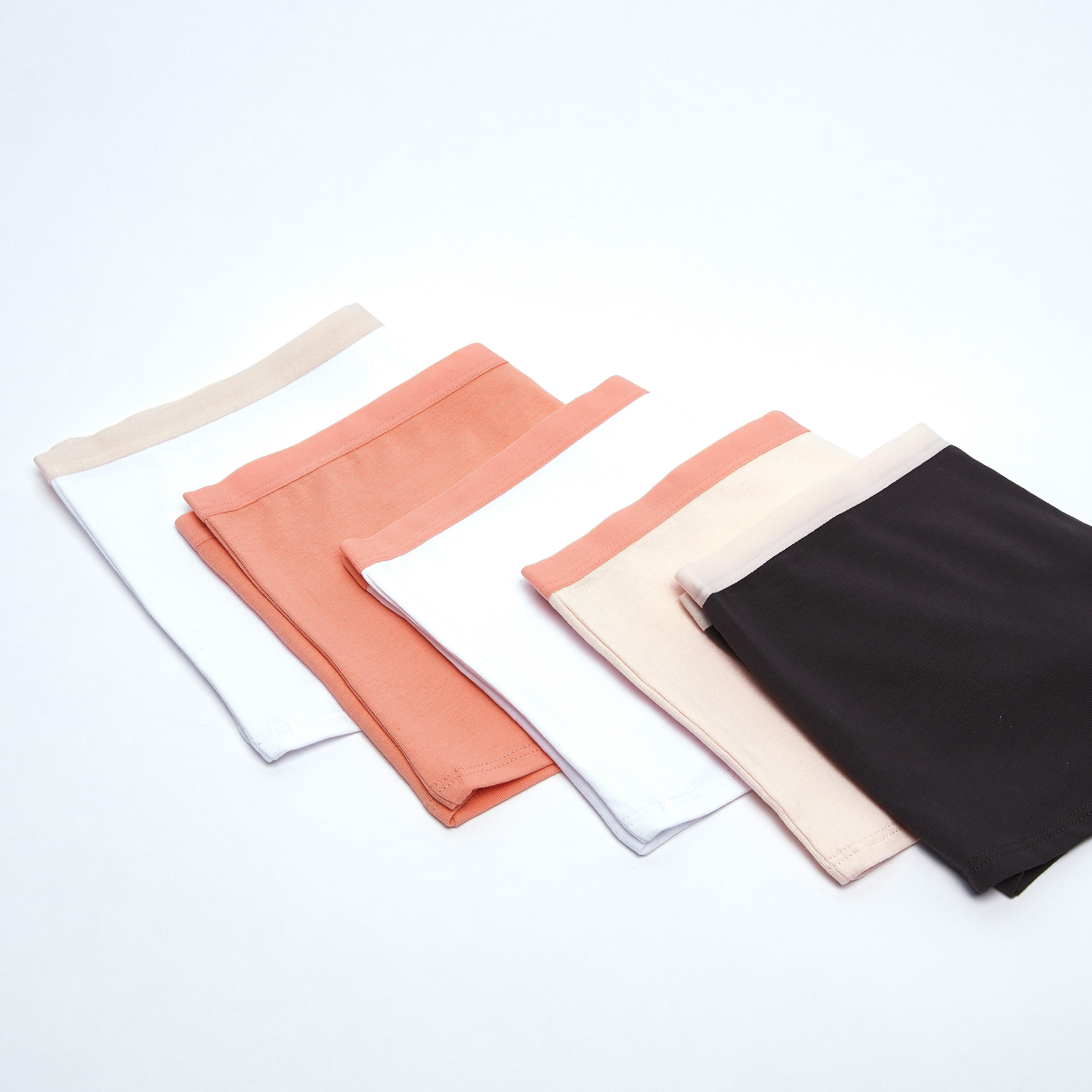 سراويل داخلية بوي شورت متنوعة بخصر مطّاطي - طقم من 5 قطع-women-clothing-lingerie-panties-image-2
