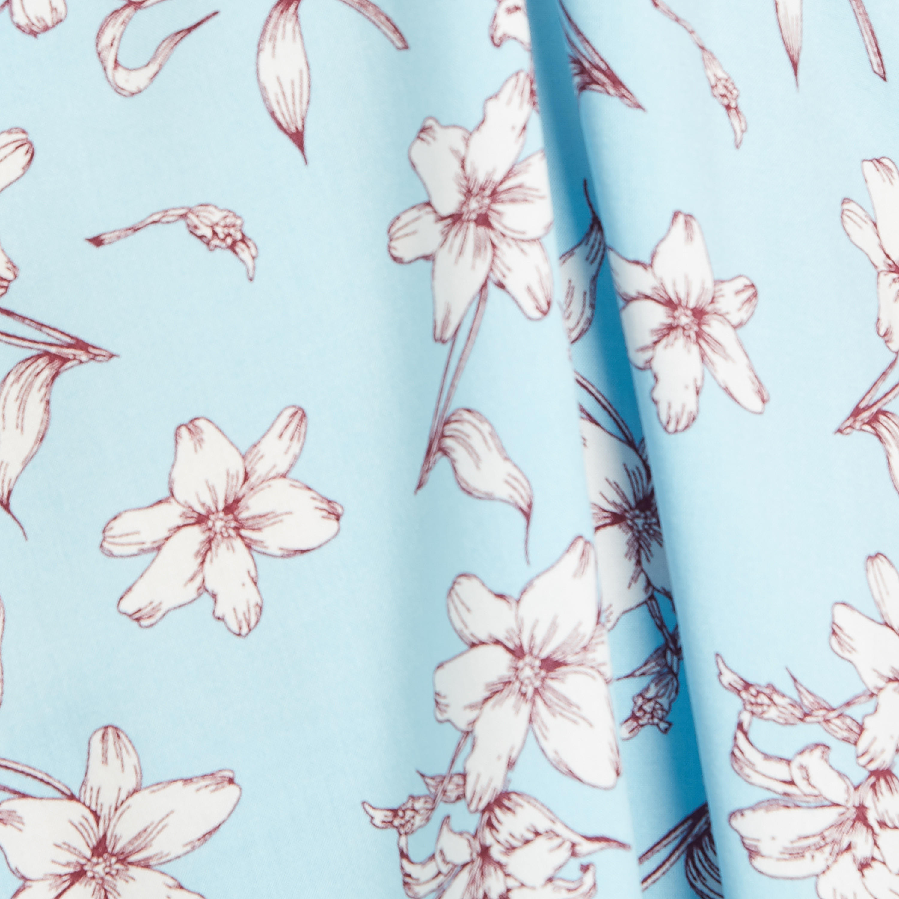 فستان نوم بياقة V وأكمام قصيرة وطبعات-women-clothing-nightwear-nighties-image-3