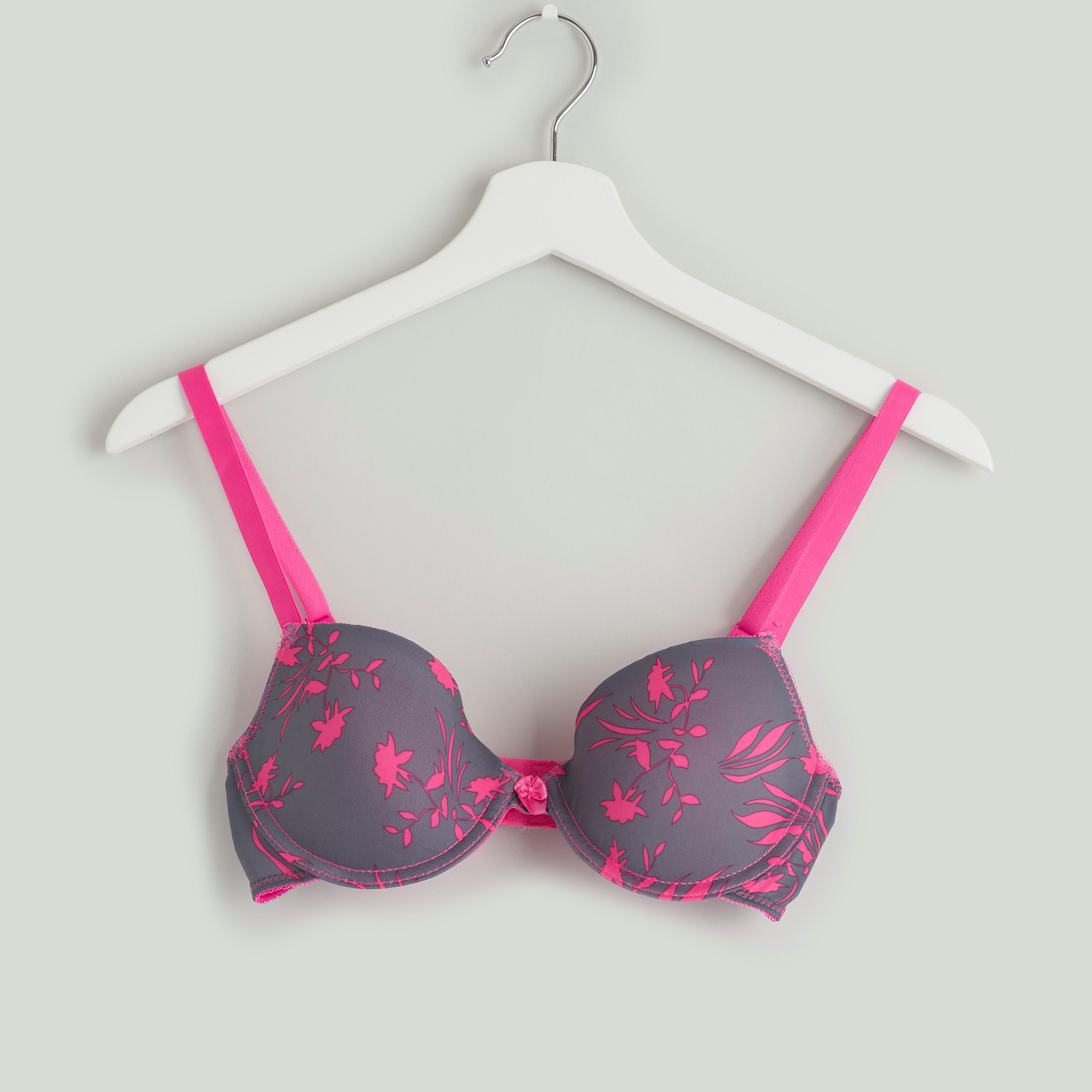 صدرية تيشيرت مبطنة بخطّافة إغلاق وطبعات-women-clothing-lingerie-bras-image-2