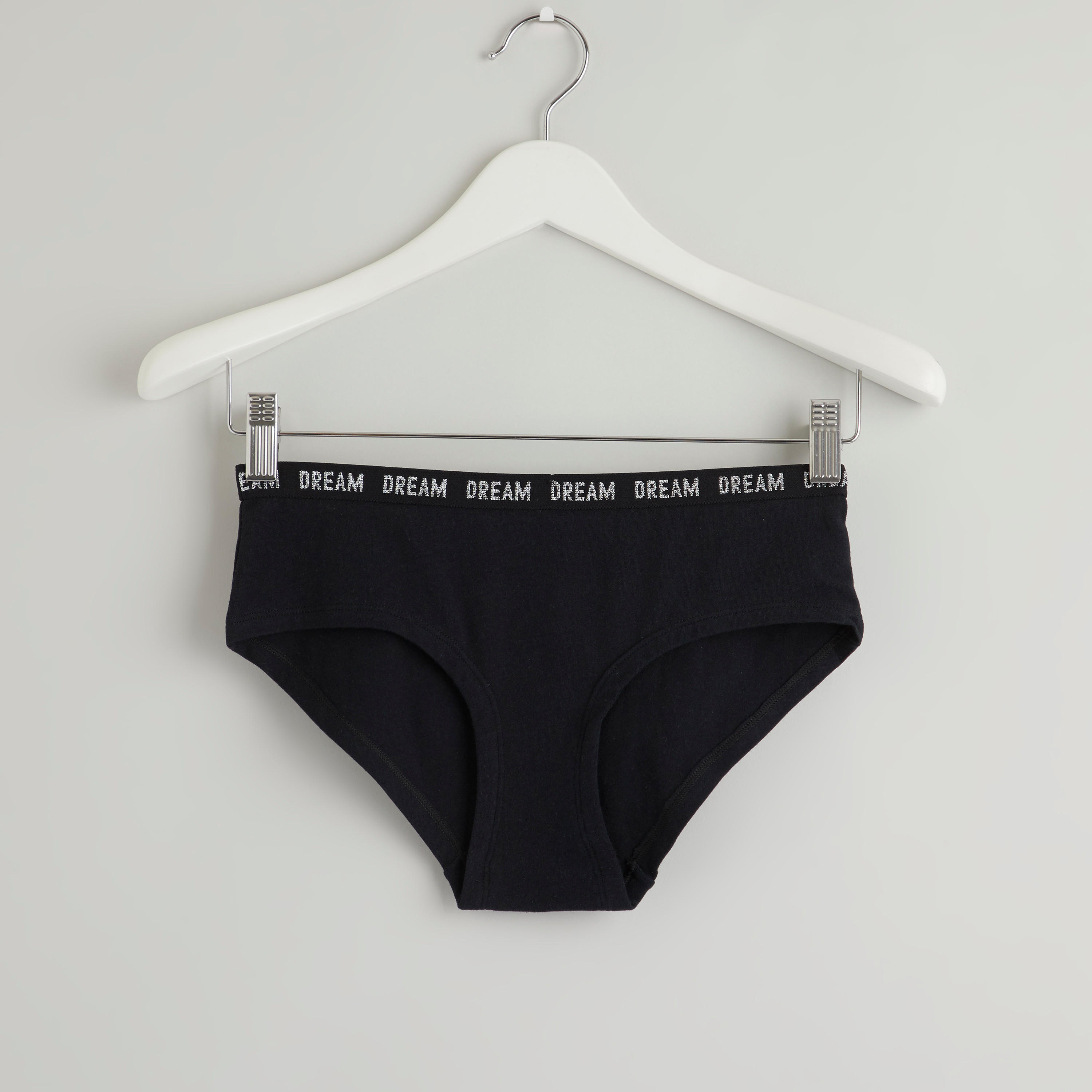 سراويل داخلية سادة بخصر مطّاطي بطبعات-women-clothing-lingerie-panties-image-2