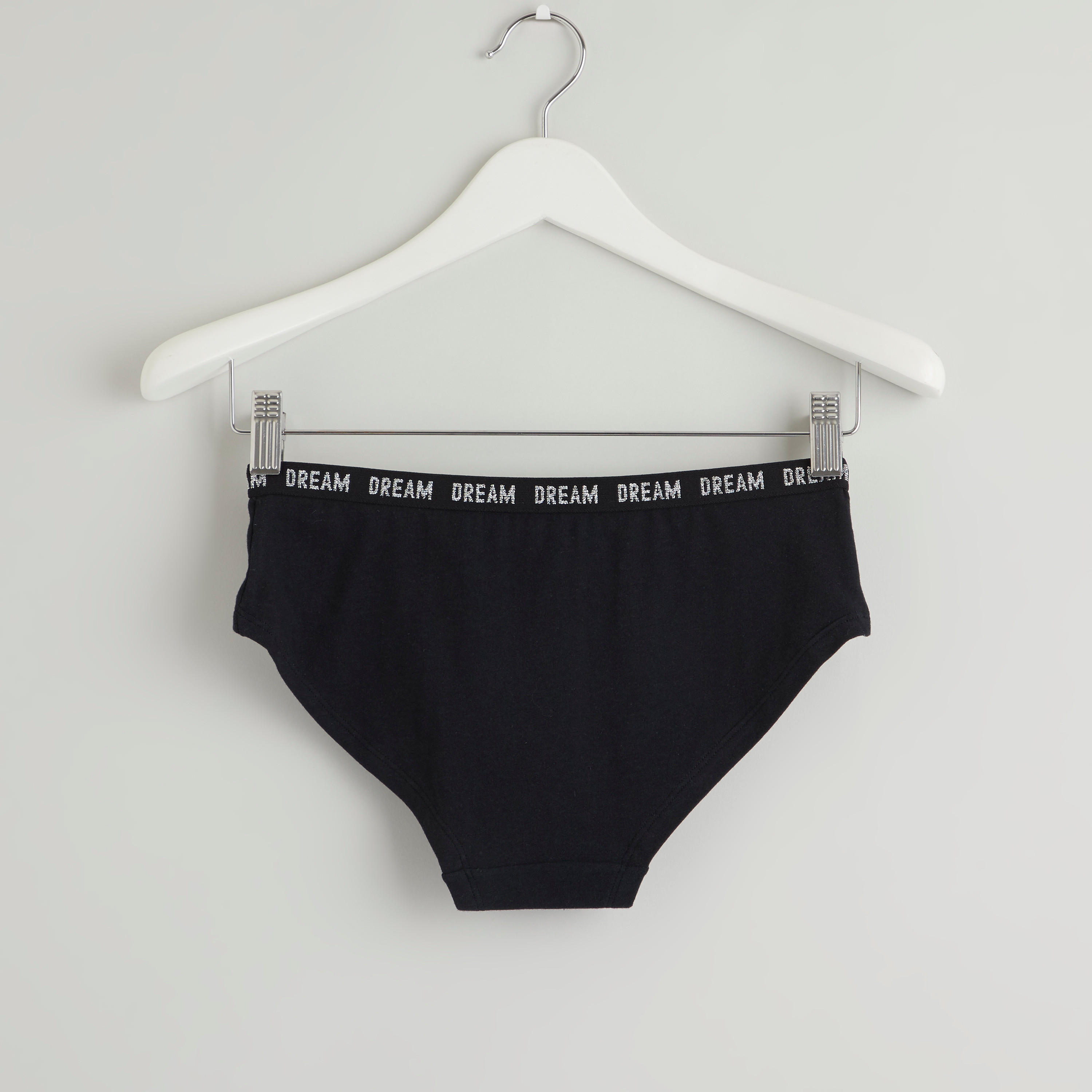 سراويل داخلية سادة بخصر مطّاطي بطبعات-women-clothing-lingerie-panties-image-1