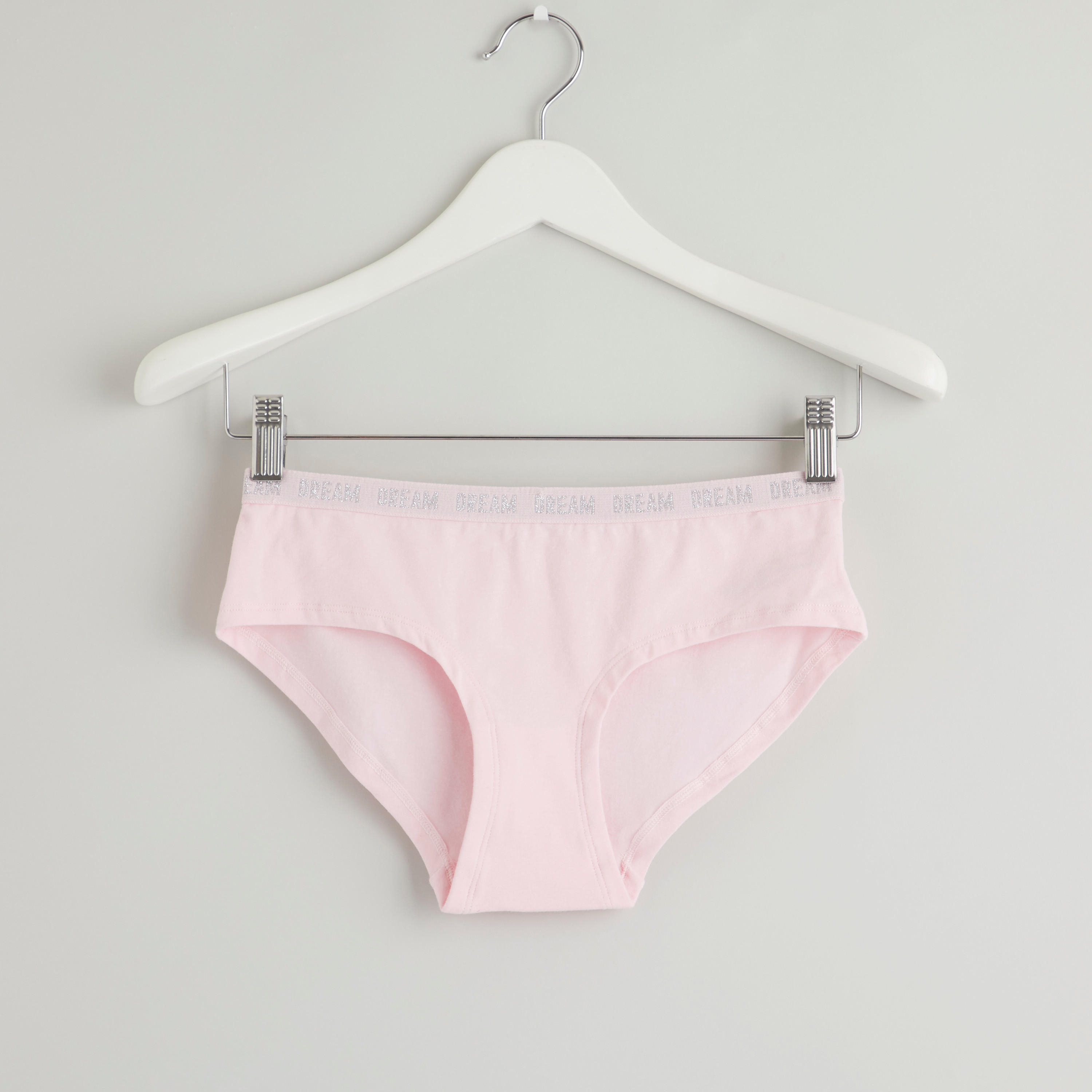 Plain Briefs with Printed Elasticised Waistband-women-clothing-lingerie-panties-image-1