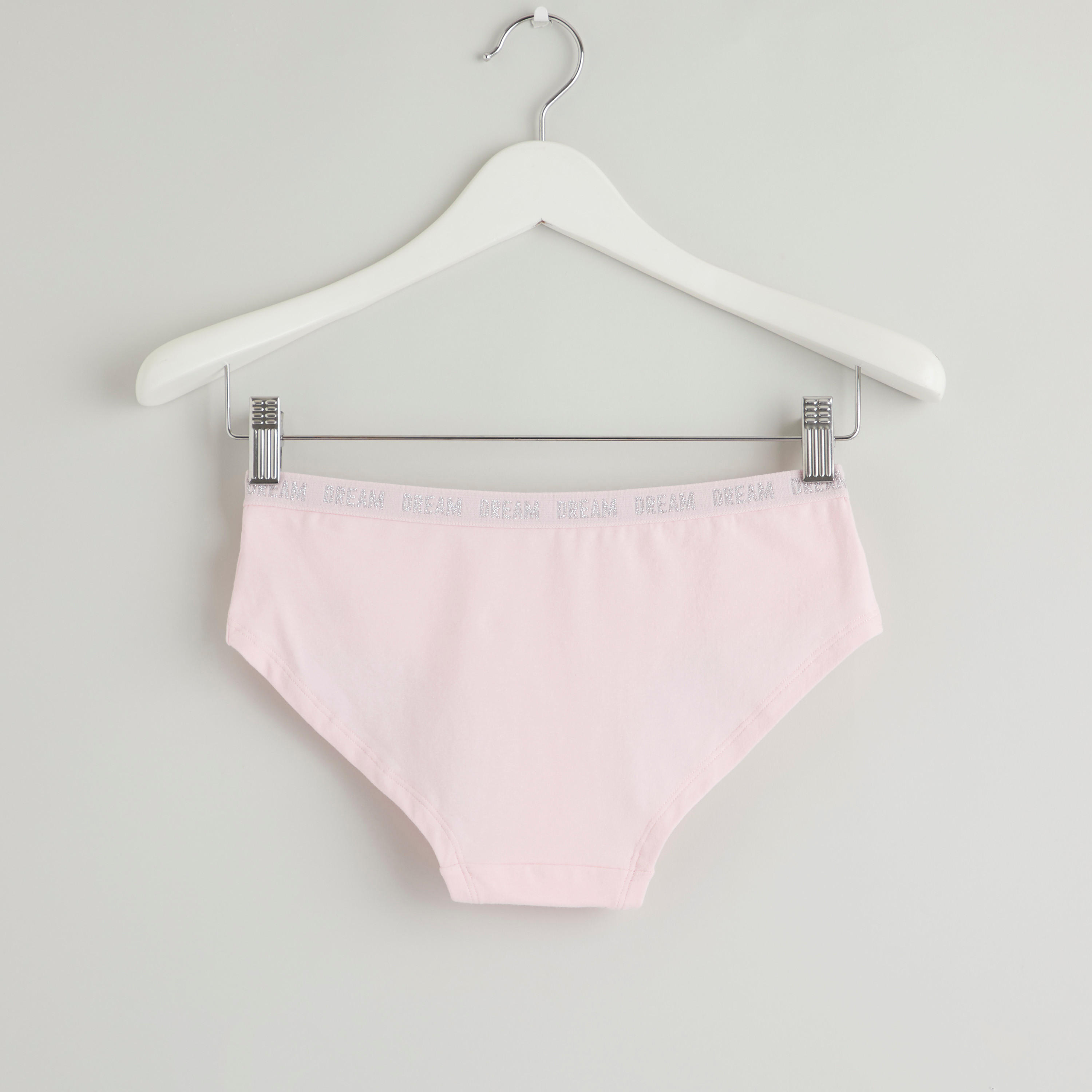Plain Briefs with Printed Elasticised Waistband-women-clothing-lingerie-panties-image-2