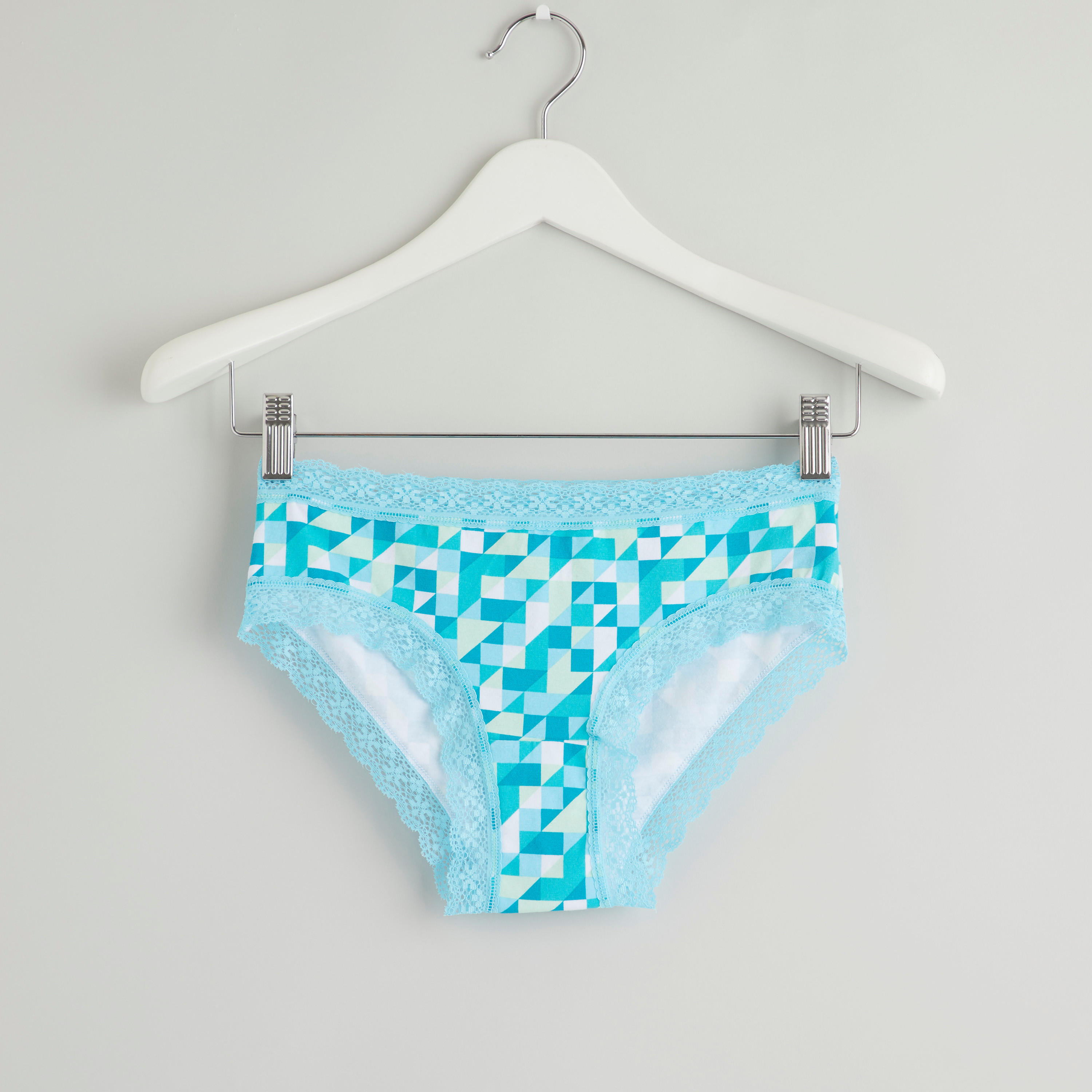 سراويل داخلية بخصر مطّاطي وتفاصيل دانتيل وطبعات-women-clothing-lingerie-panties-image-1