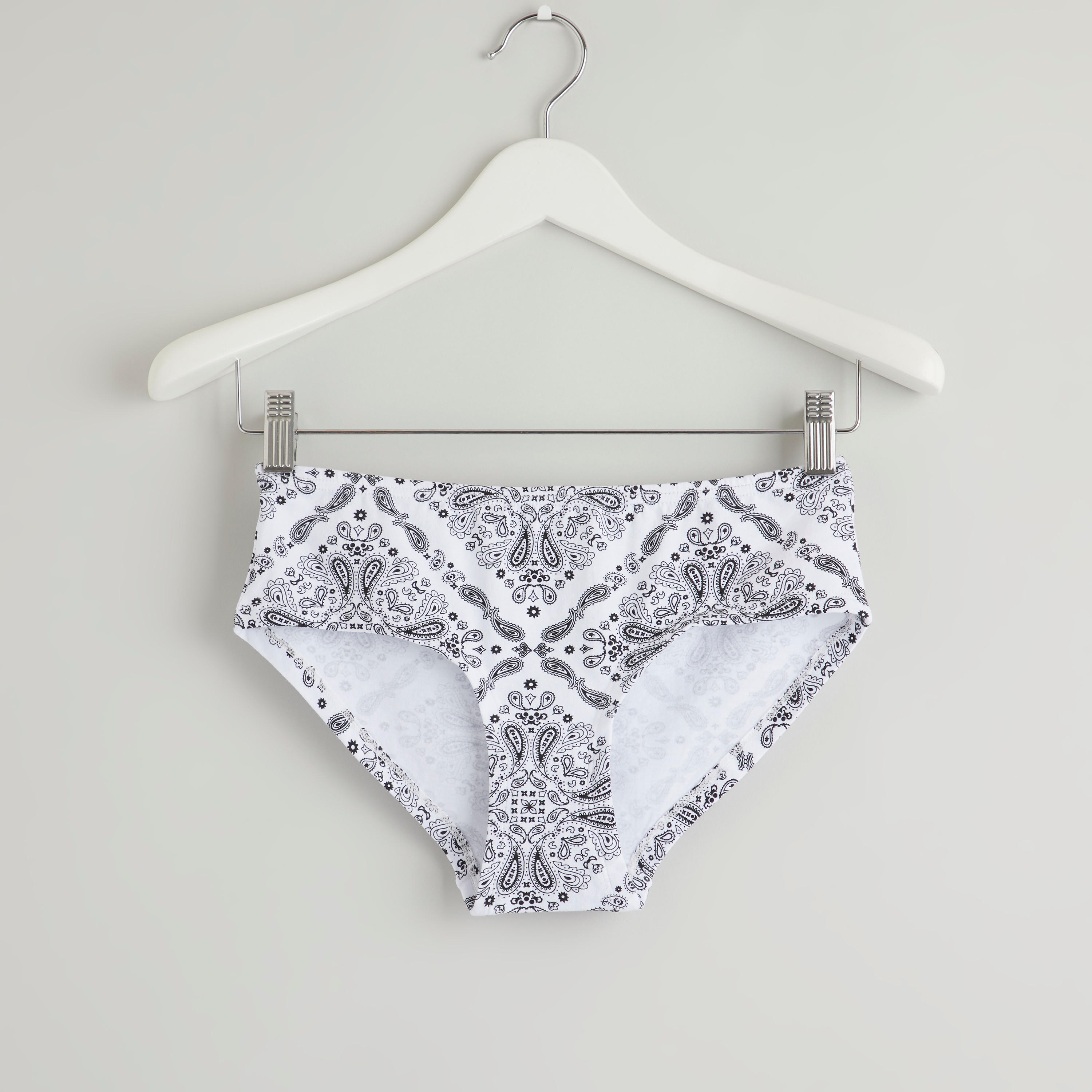 Printed Brief with Elasticised Waistband-women-clothing-lingerie-panties-image-1
