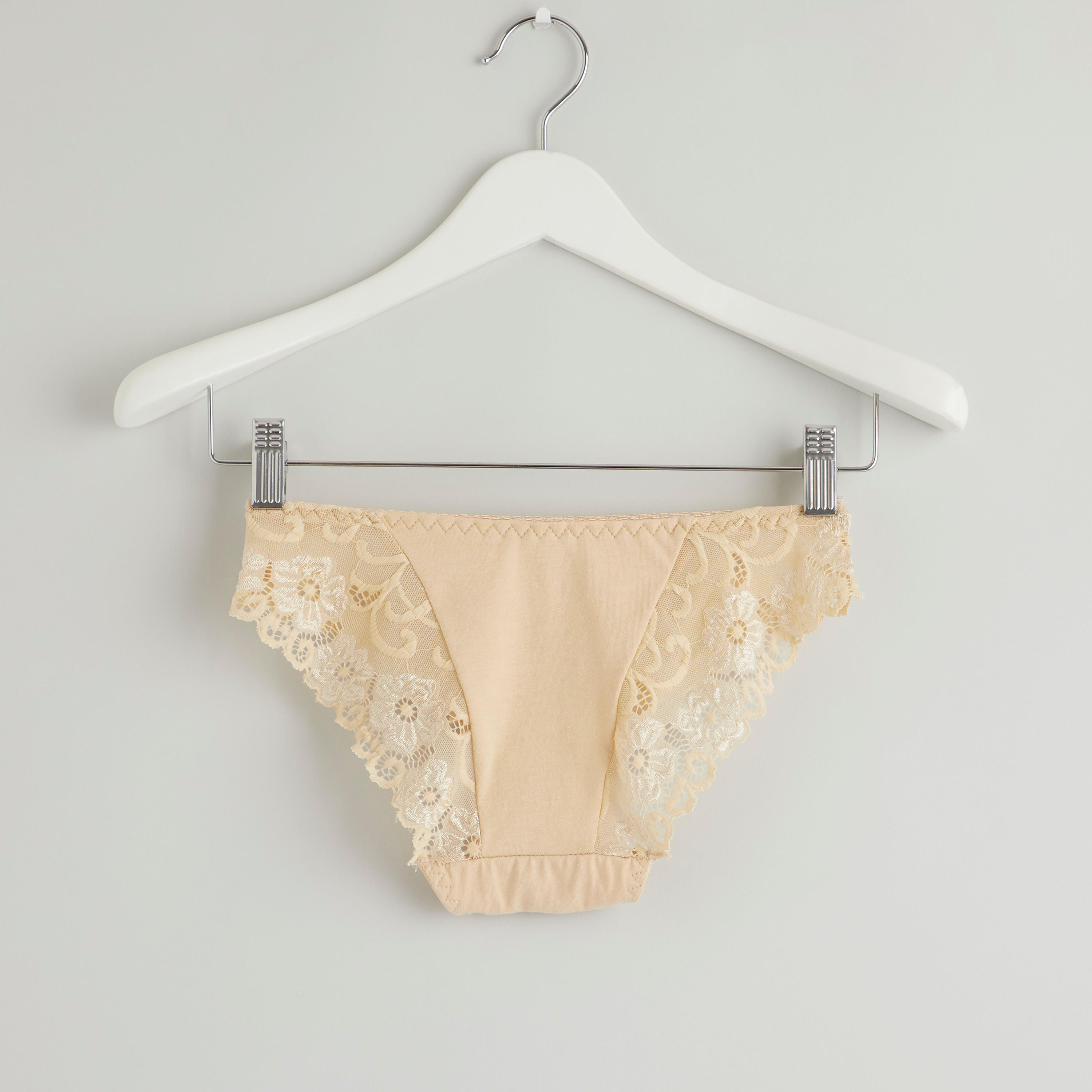 سروال داخلي هيبستر بخصر مطّاطي وتفاصيل دانتيل-women-clothing-lingerie-panties-image-2