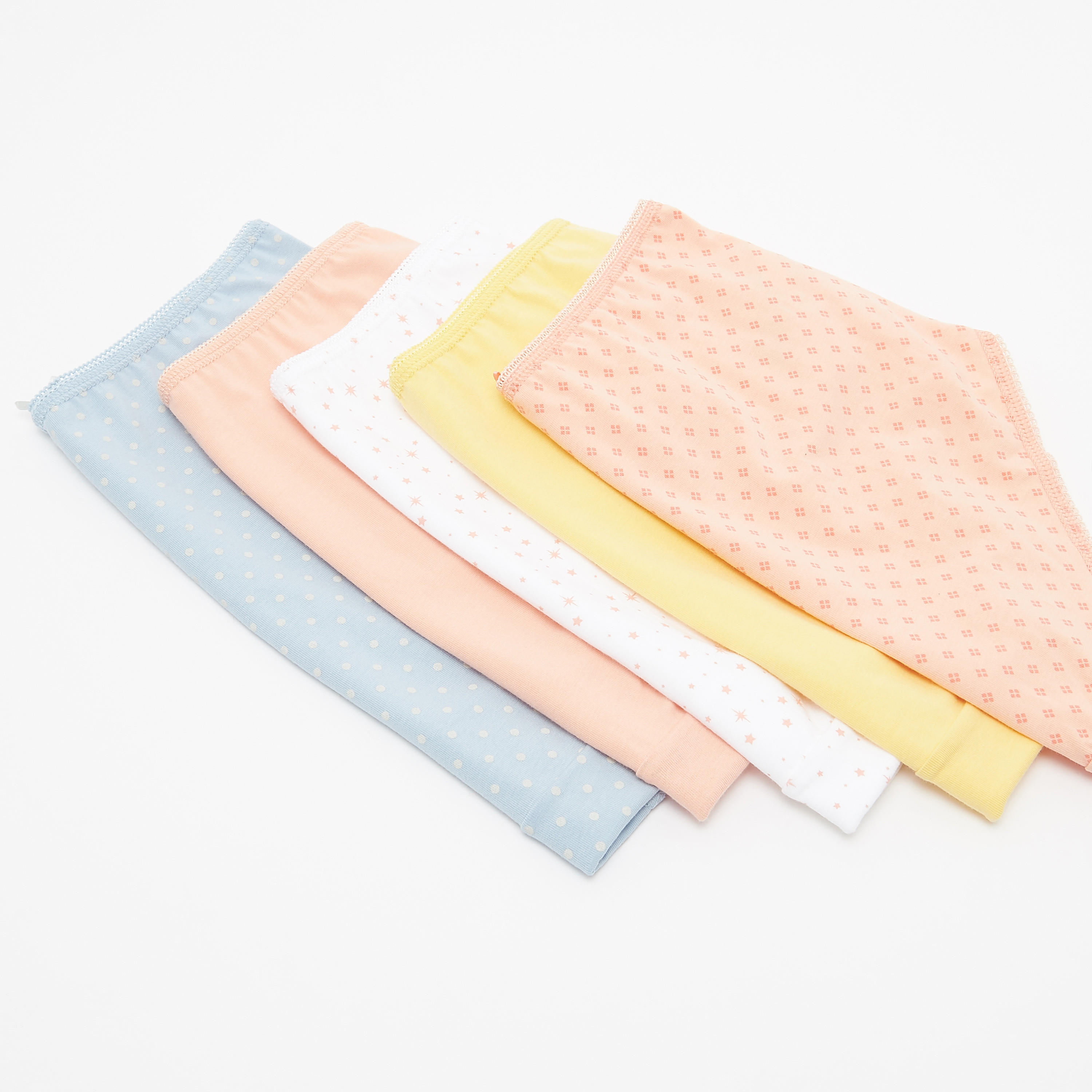 Set of 5 - Assorted Classic Briefs with Elasticised Waistband-women-clothing-lingerie-panties-image-3