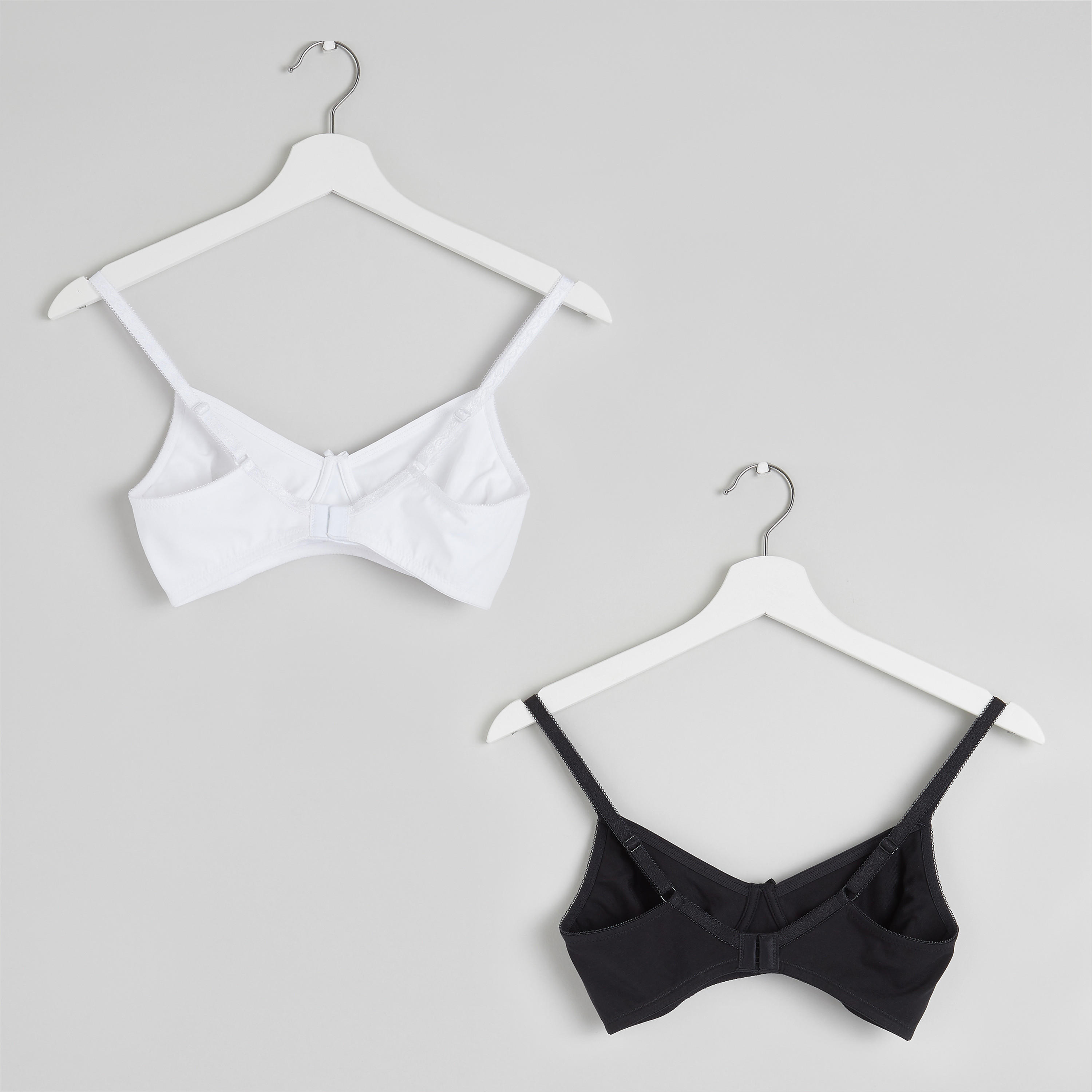 Set of 2 - Assorted Basic Bra with Hook and Eye Closure-women-clothing-lingerie-bras-image-2