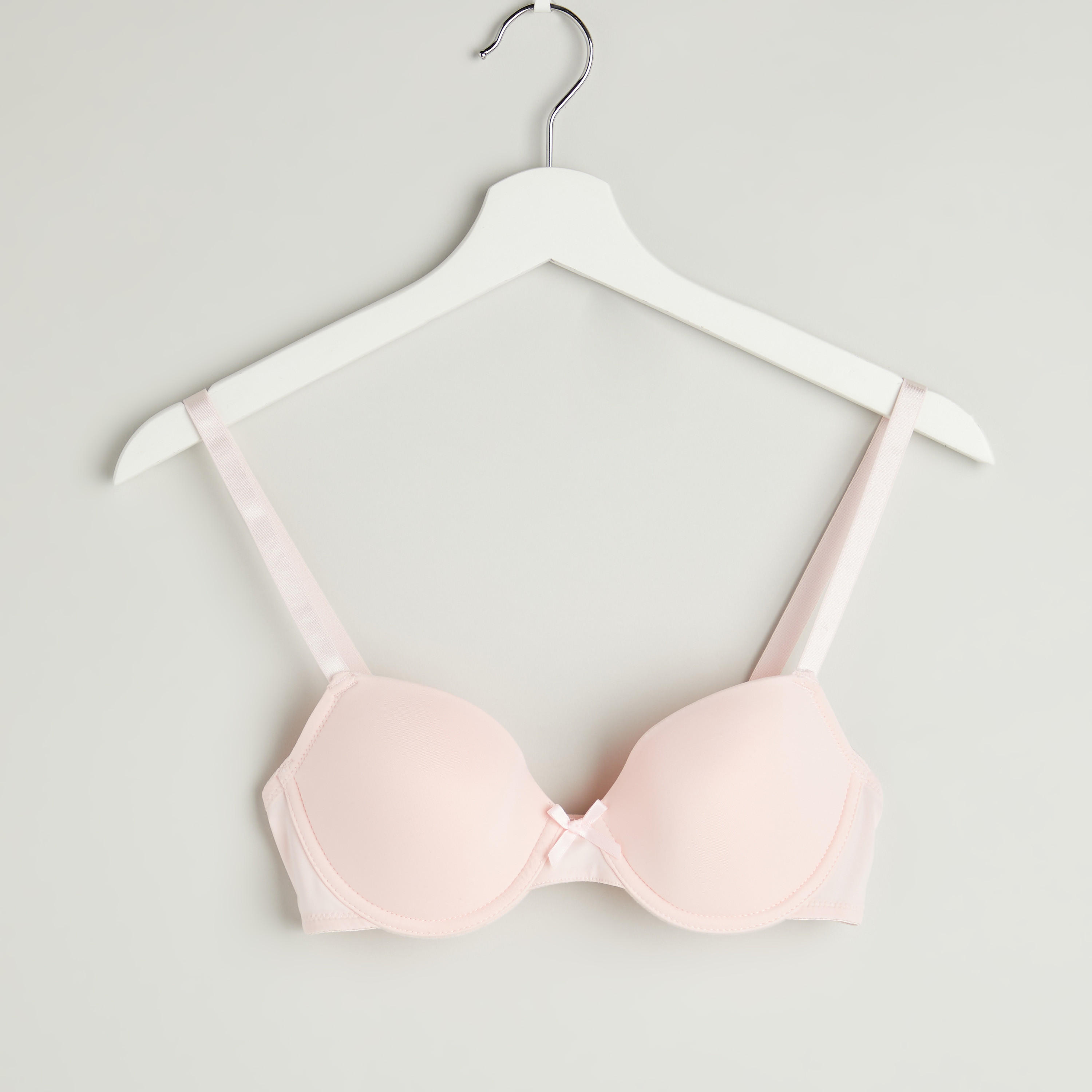 Set of 2 - Assorted Padded Plunge Bra with Hook and Eye Closure-women-clothing-lingerie-bras-image-4