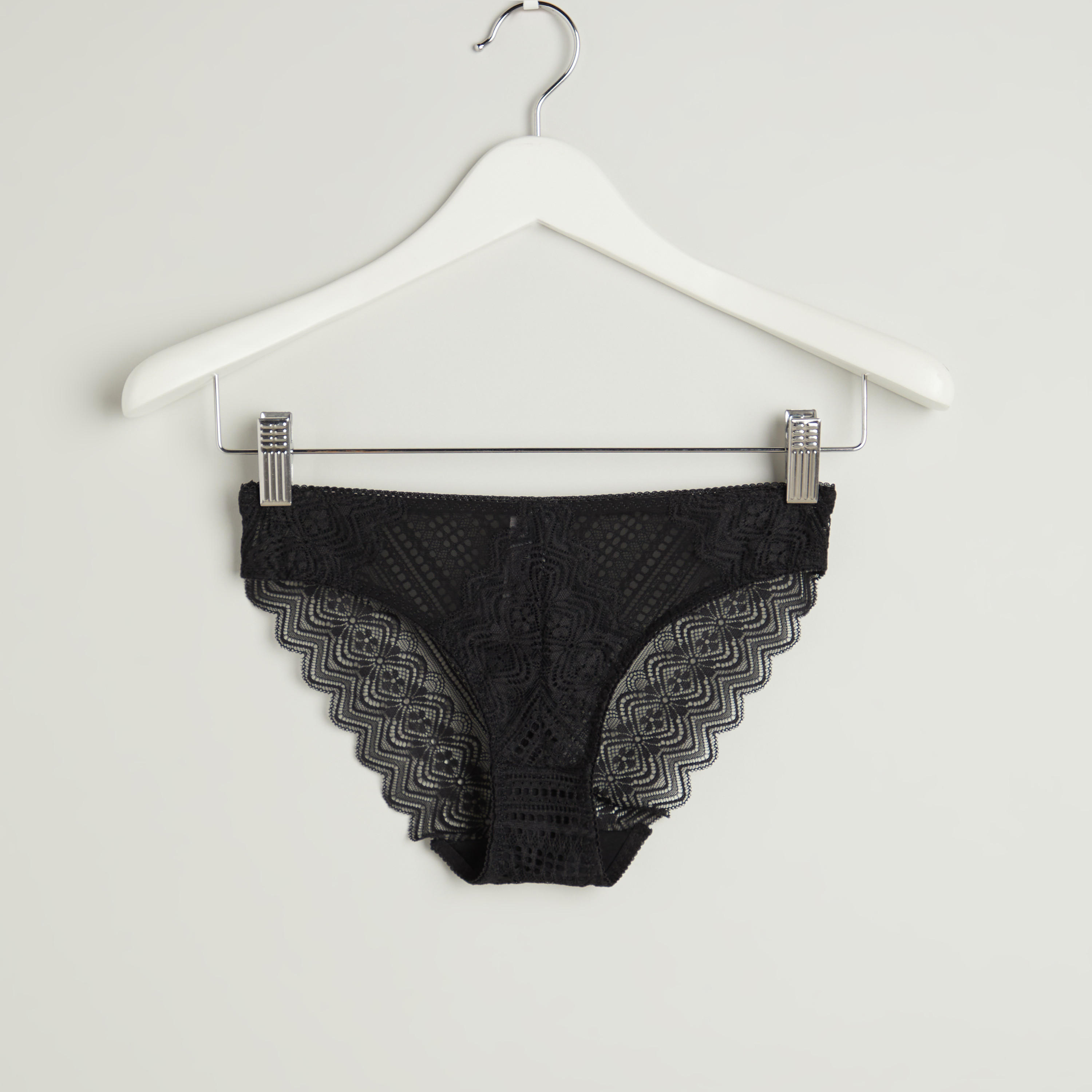 Set of 2 - Lace Padded Plunge Bra with Briefs-women-clothing-lingerie-lingeriesets-image-4
