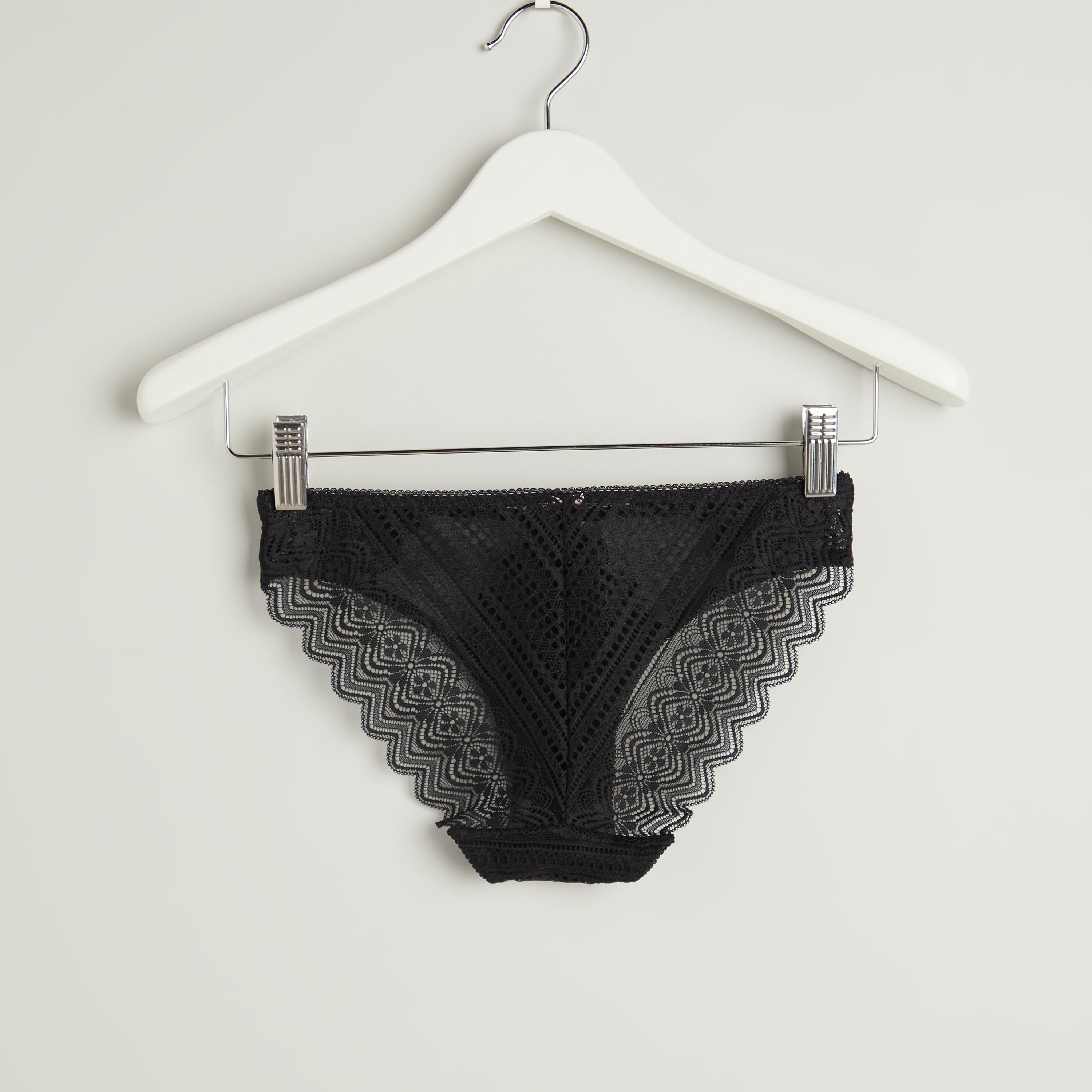 Set of 2 - Lace Padded Plunge Bra with Briefs-women-clothing-lingerie-lingeriesets-image-5