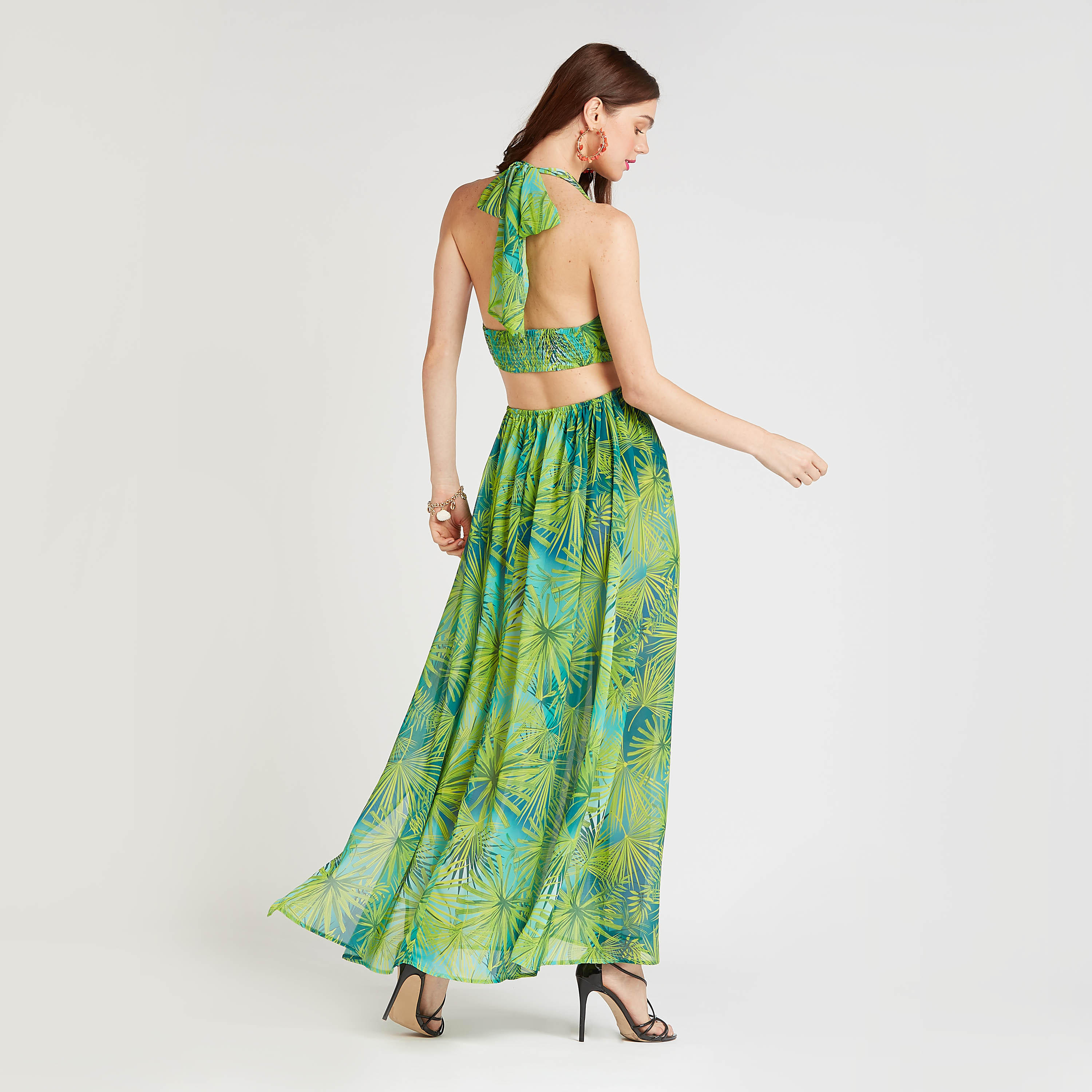 فستان إيه لاين طويل بياقة هالتر وأربطة وطبعات-women-clothing-swimandbeach-beachwear-image-4