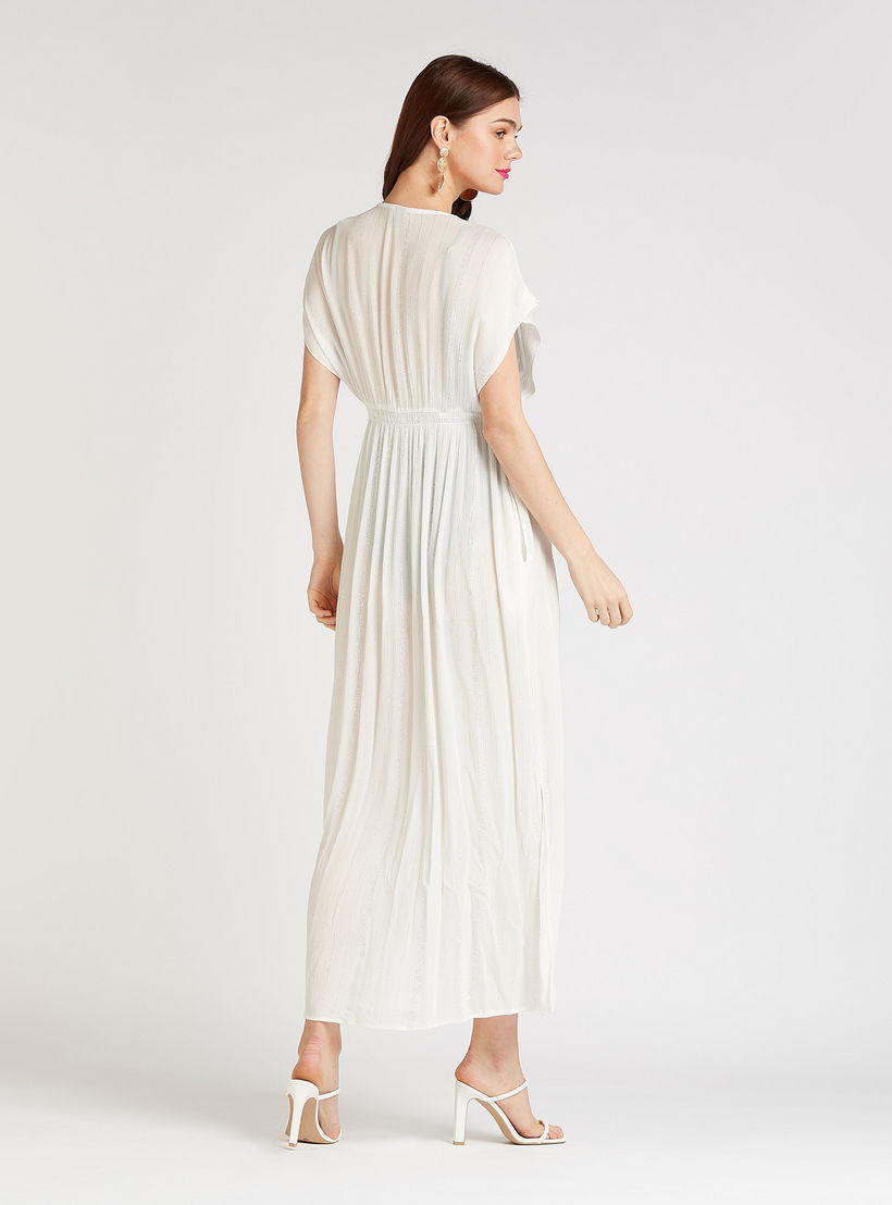 فستان بارز الملمس إيه لاين طويل بأكمام ممتدة-women-clothing-swimandbeach-beachwear-image-2