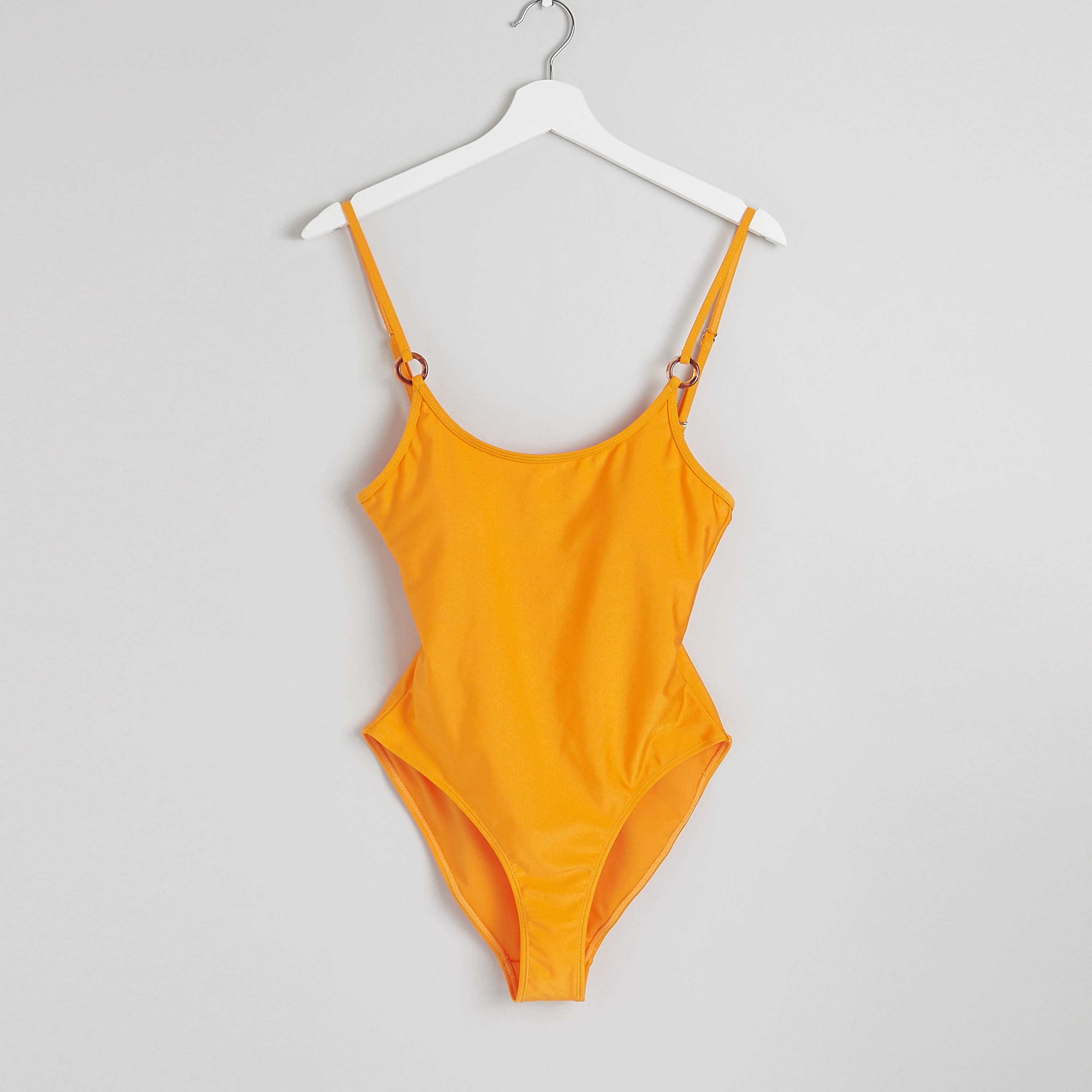 ثوب سباحة سادة بحمّالات رفيعة-women-clothing-swimandbeach-swimsuits-image-3