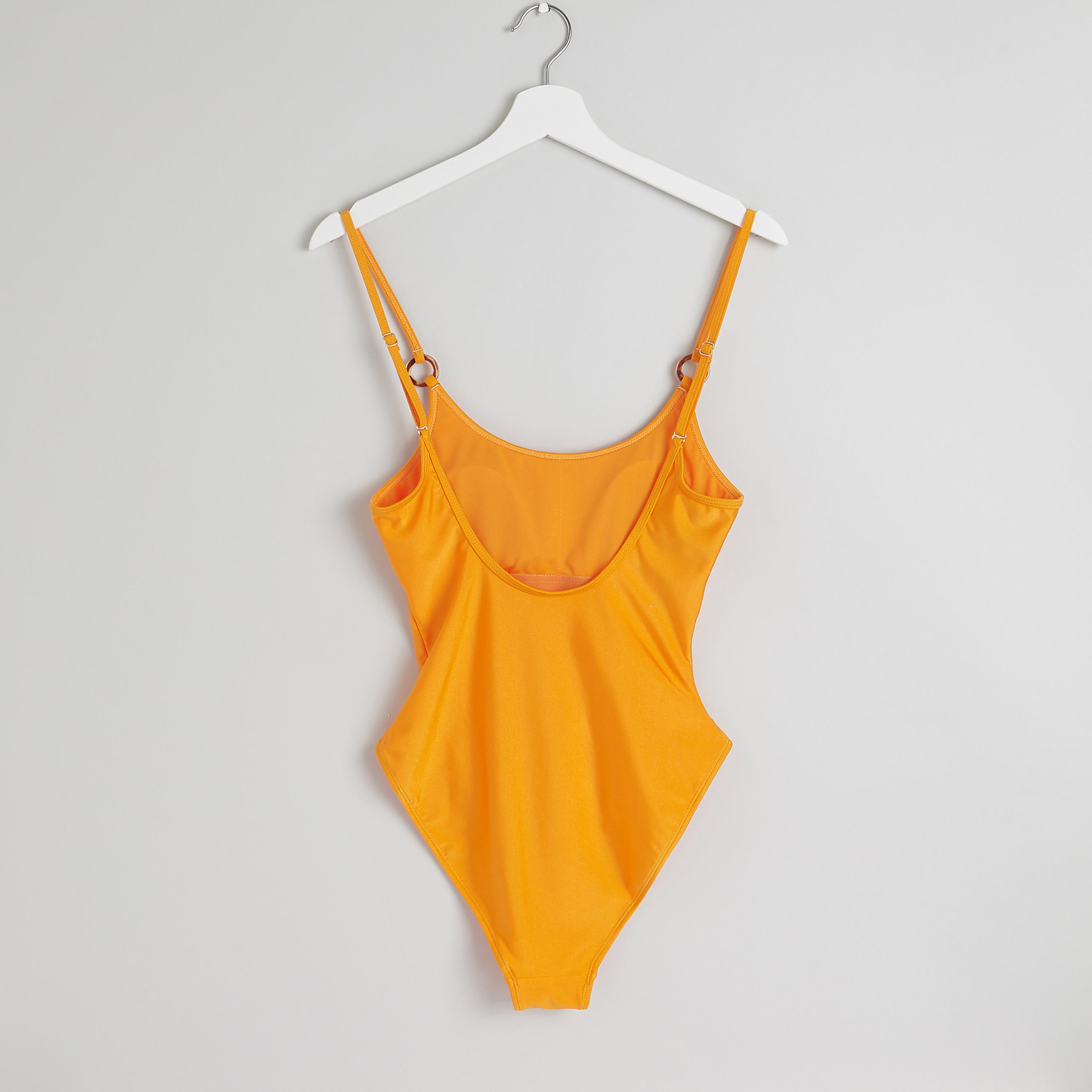 ثوب سباحة سادة بحمّالات رفيعة-women-clothing-swimandbeach-swimsuits-image-1