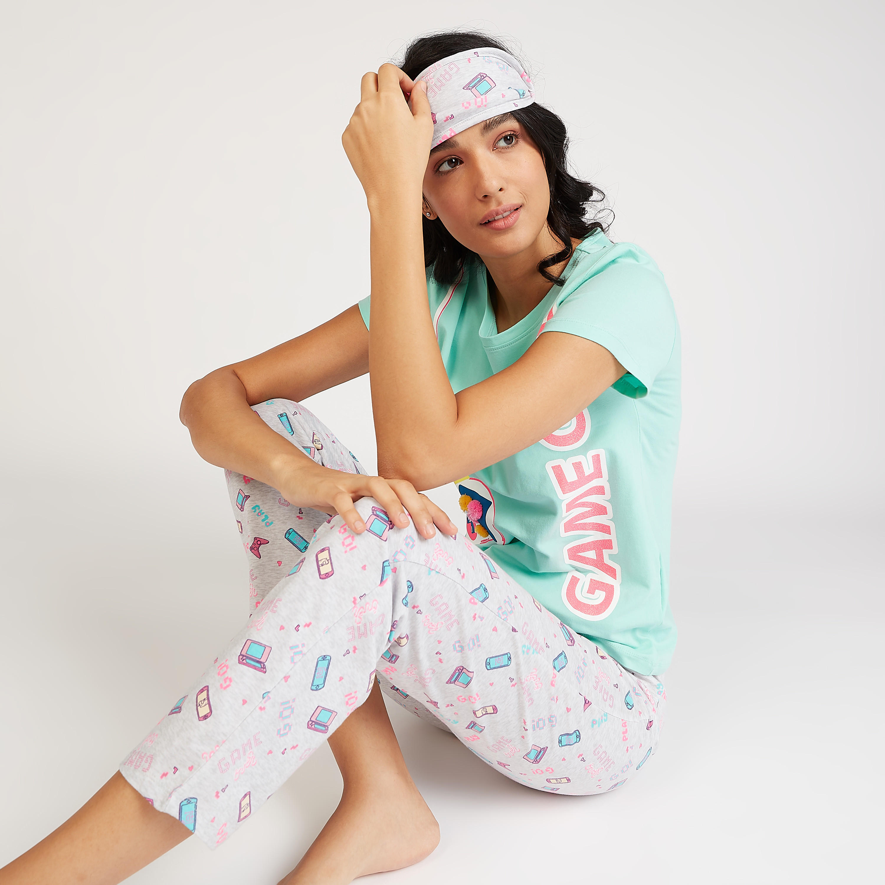 Printed 3-Piece Nightwear Set-women-clothing-nightwear-pyjamas-longsets-image-3
