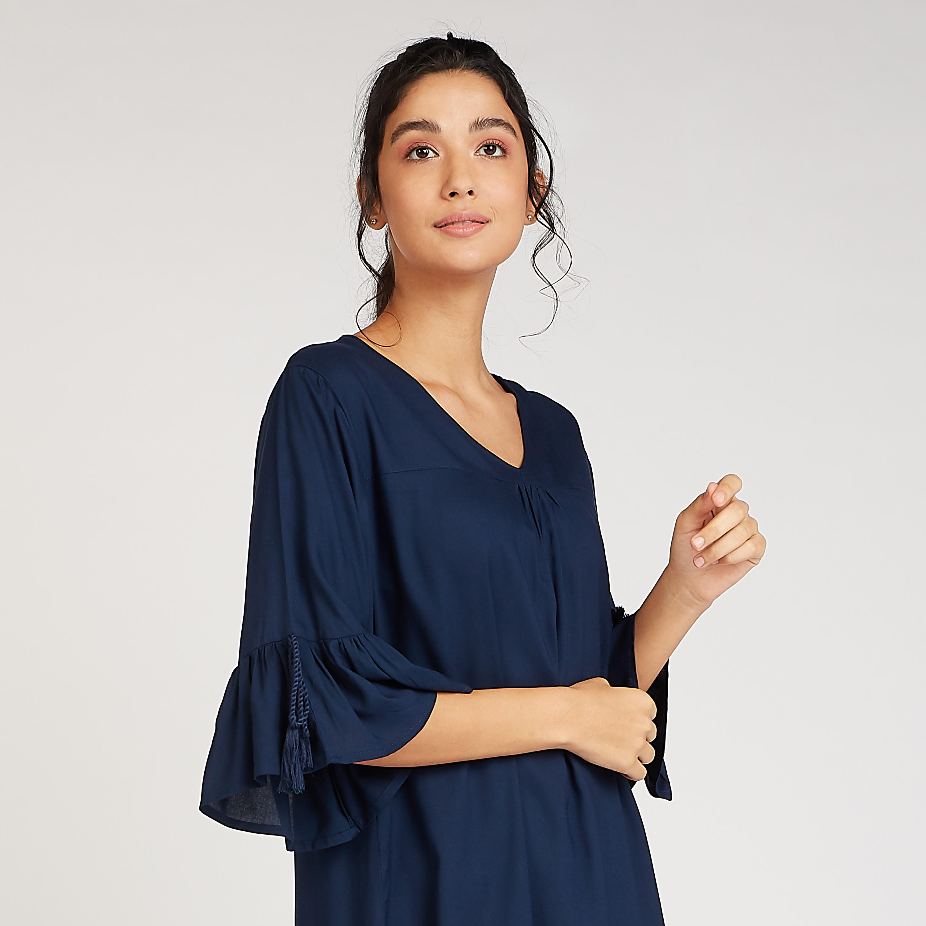 طقم فساتين نوم مستدامة متنوّعة بأكمام واسعة - قطعتين-women-clothing-nightwear-nighties-image-6