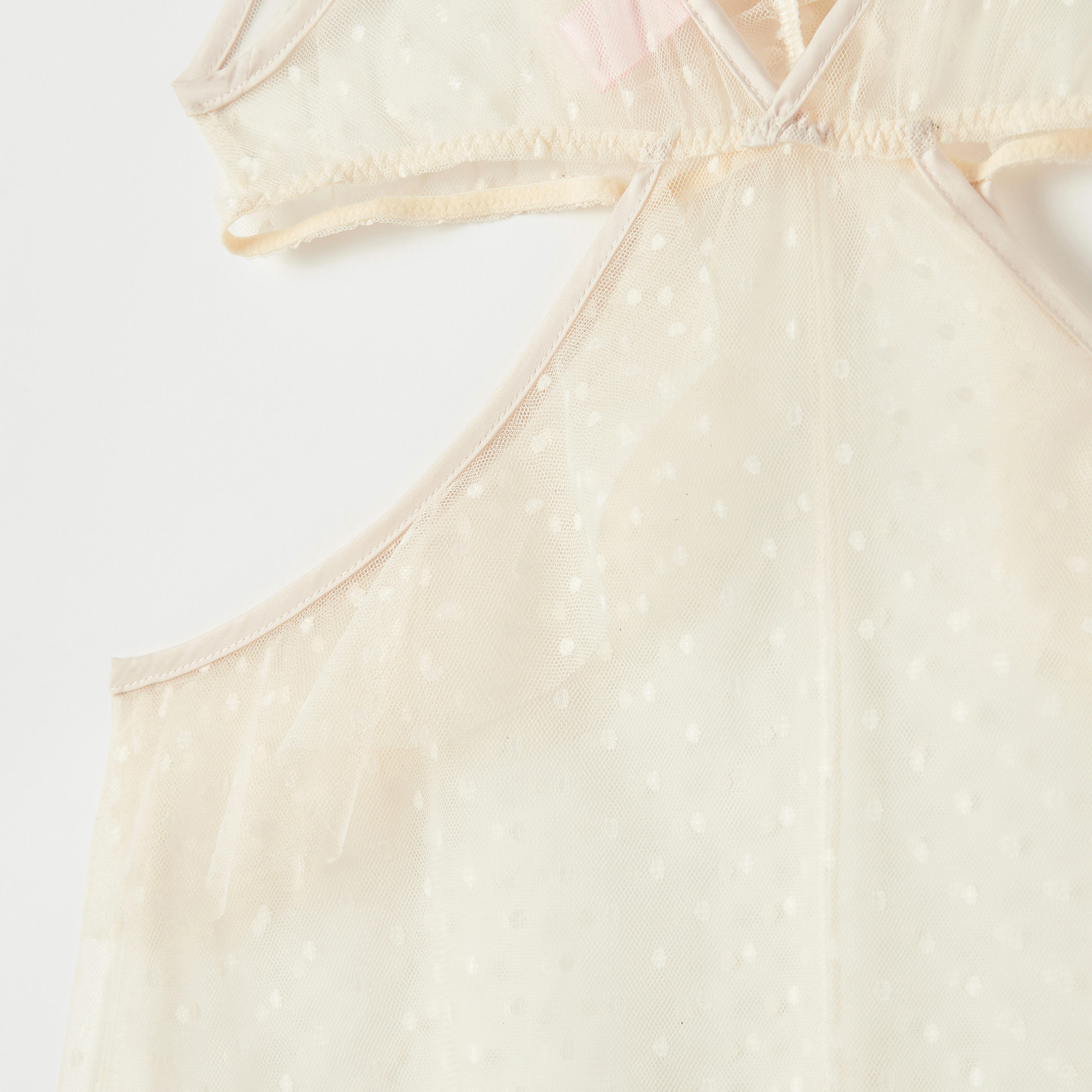 فستان بيبي دول بياقة V وتفاصيل دانتيل مع سروال-women-clothing-lingerie-lingeriesets-image-5