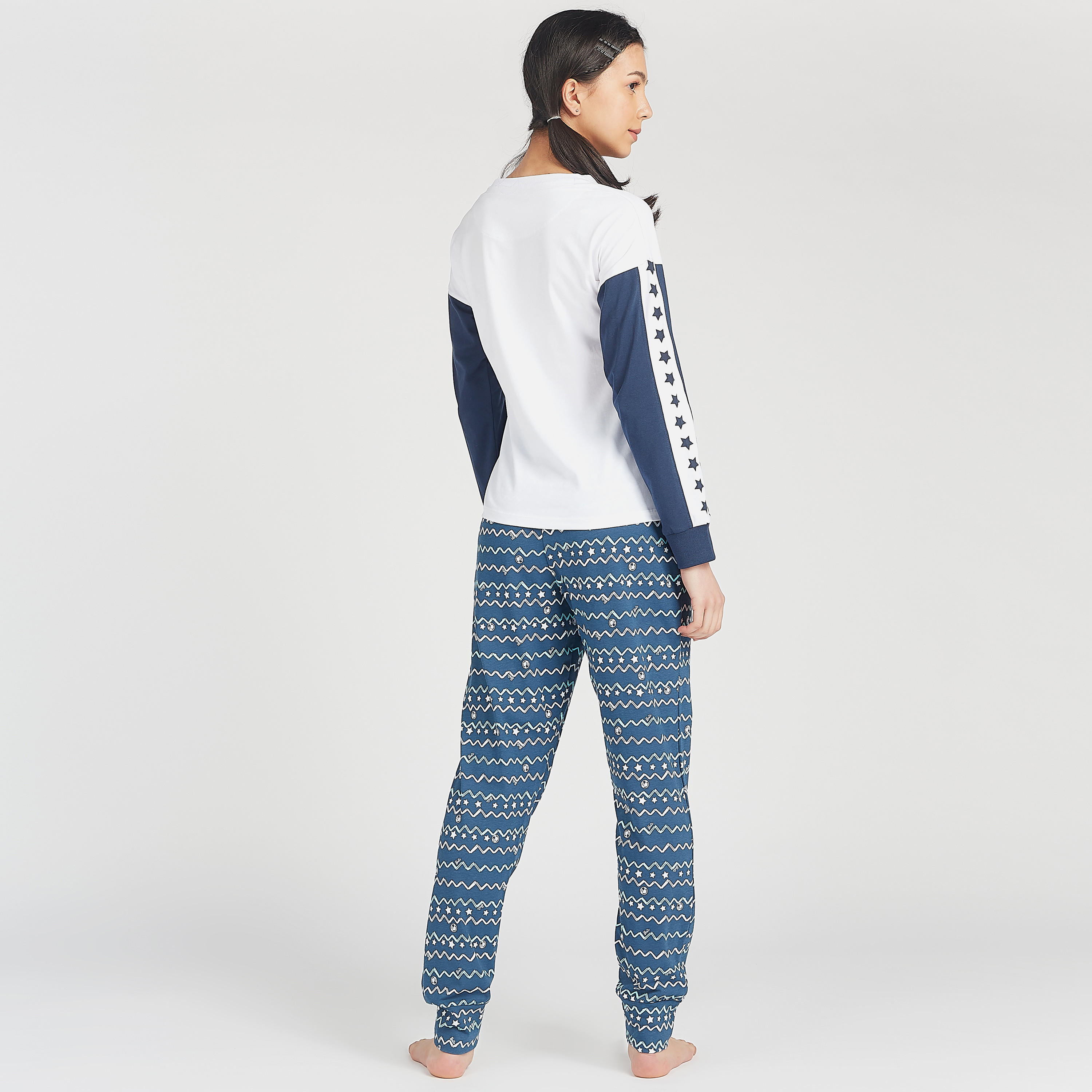 Sustainable Printed Long Sleeves T-shirt and Full Length Pyjama Set-women-clothing-nightwear-pyjamas-longsets-image-4