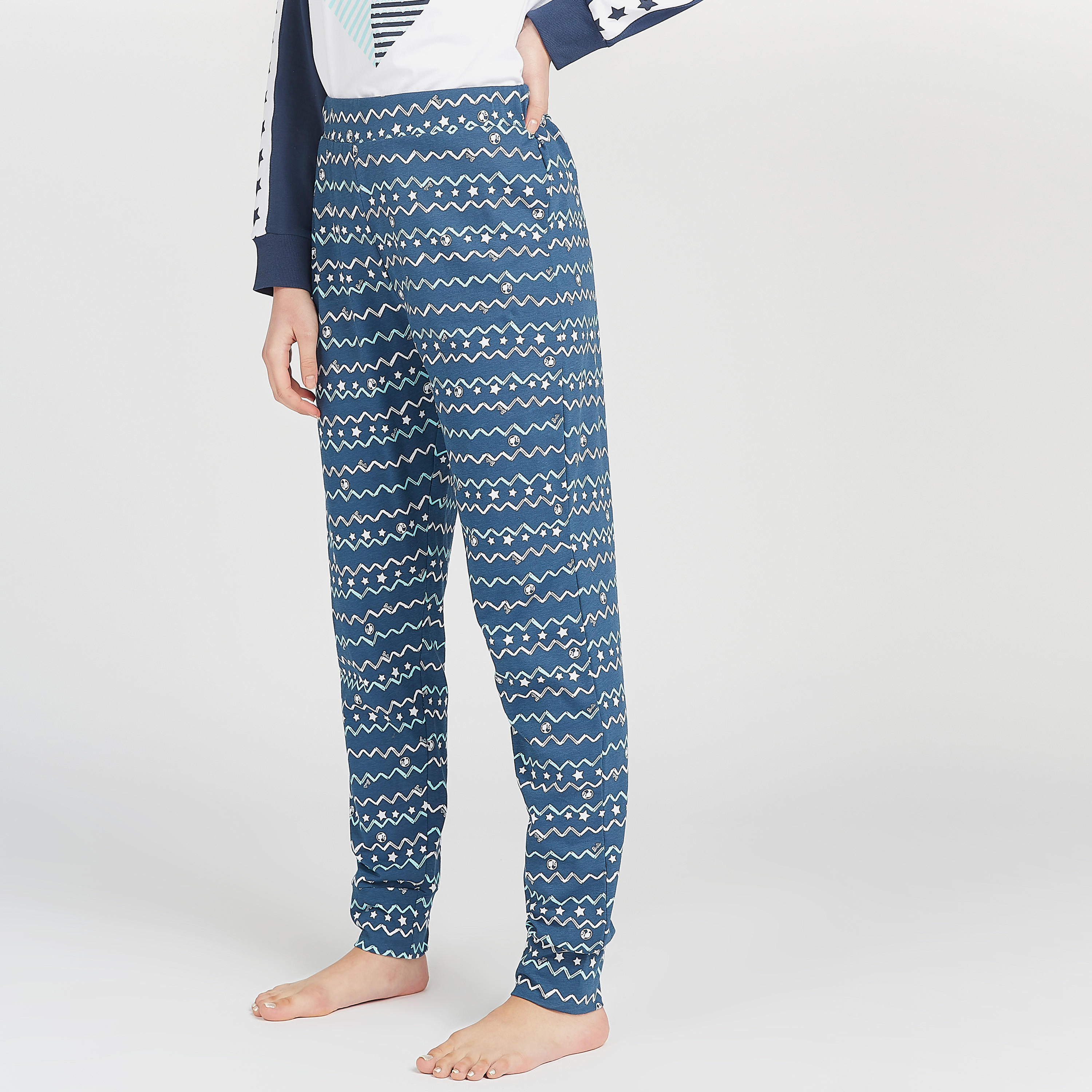 Sustainable Printed Long Sleeves T-shirt and Full Length Pyjama Set-women-clothing-nightwear-pyjamas-longsets-image-5