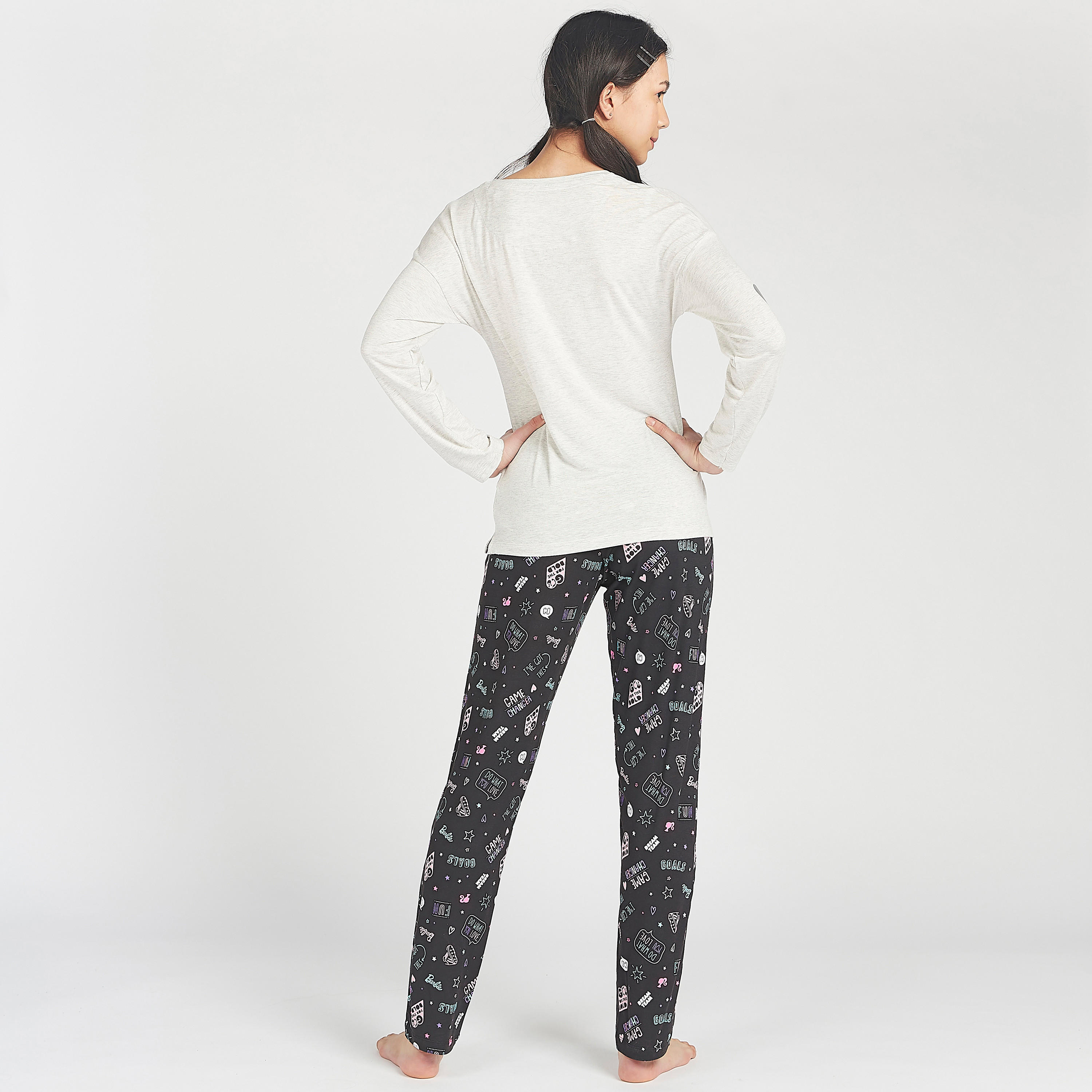 طقم بيجاما مستدام وقميص بأكمام طويلة وطبعات-women-clothing-nightwear-pyjamas-longsets-image-4