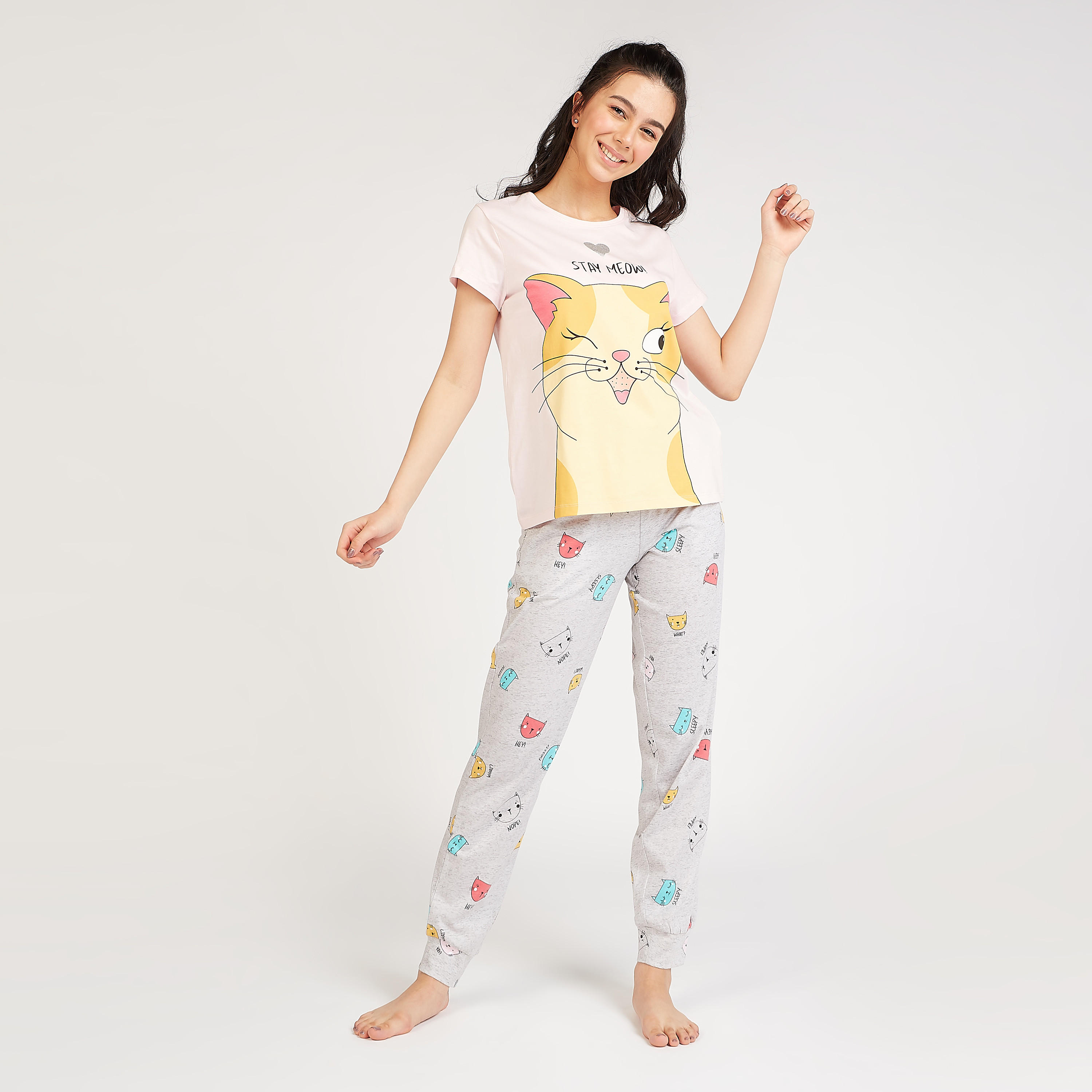 Printed 3-Piece Pyjama Set-women-clothing-nightwear-pyjamas-longsets-image-1