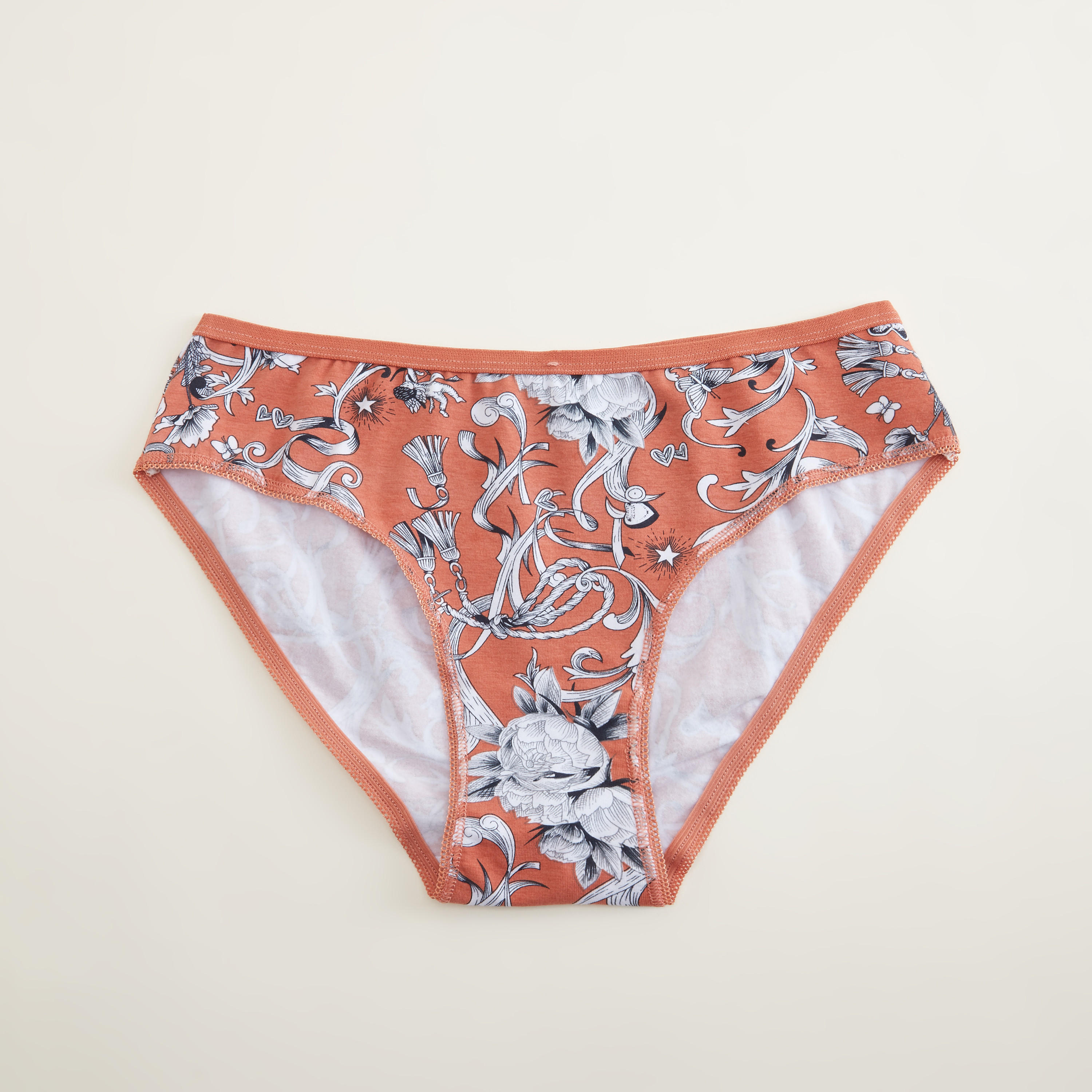 سراويل داخلية هيبستر بخصر مطاطي و طبعات أزهار-women-clothing-lingerie-panties-image-1
