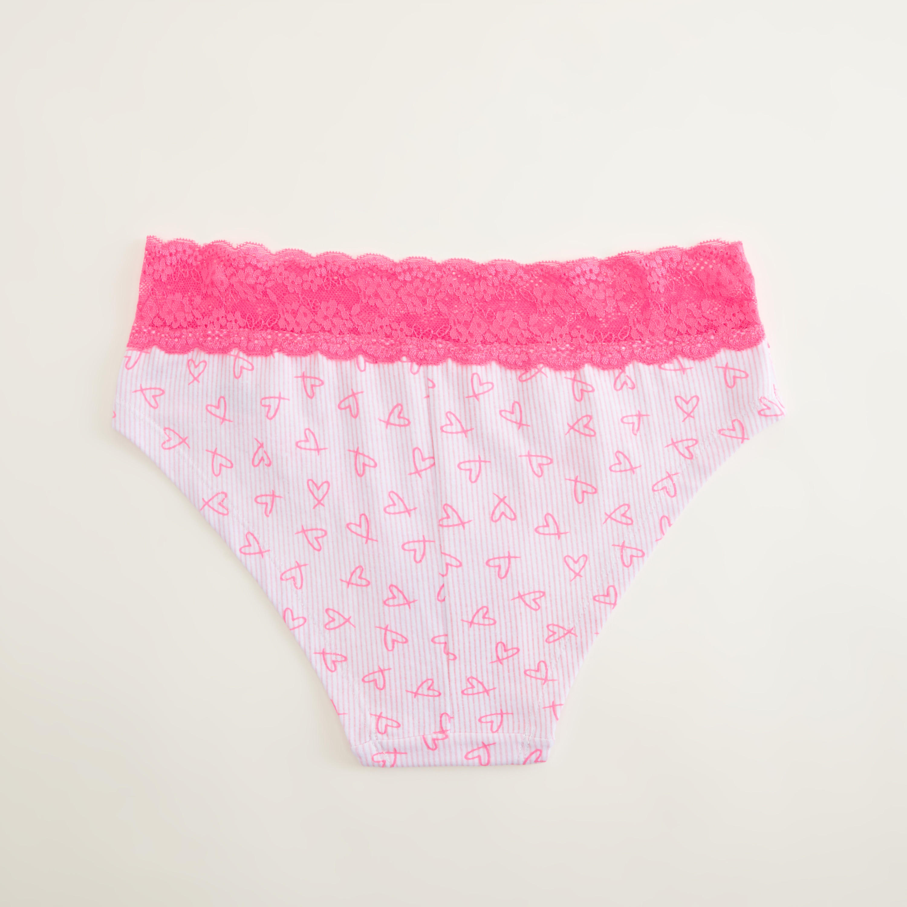 سراويل داخلية هيبستر بخصر مطاطي وتفاصيل دانتيل وطبعات-women-clothing-lingerie-panties-image-3