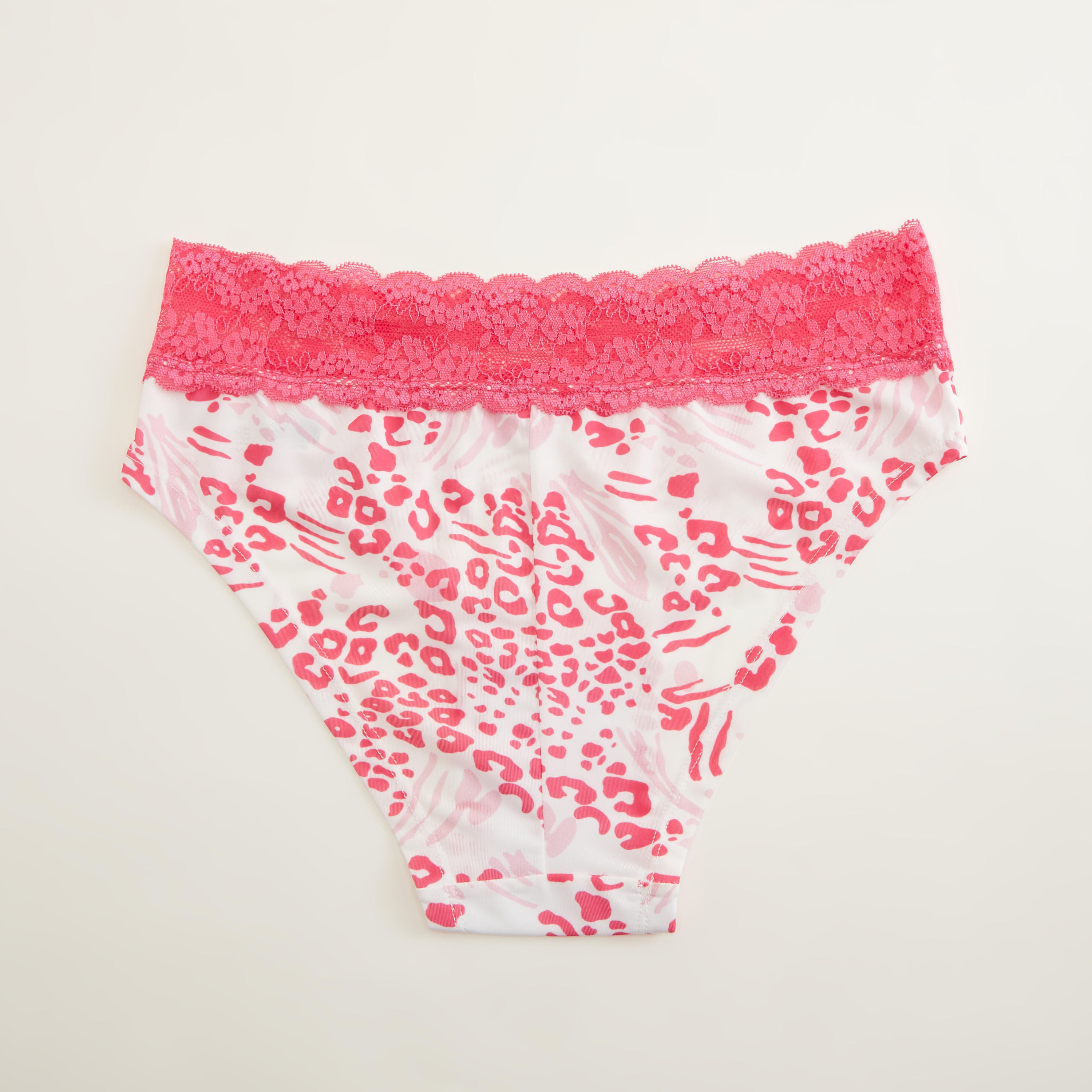 سراويل داخلية هيبستر بخصر مطاطي وتفاصيل دانتيل وطبعات-women-clothing-lingerie-panties-image-3