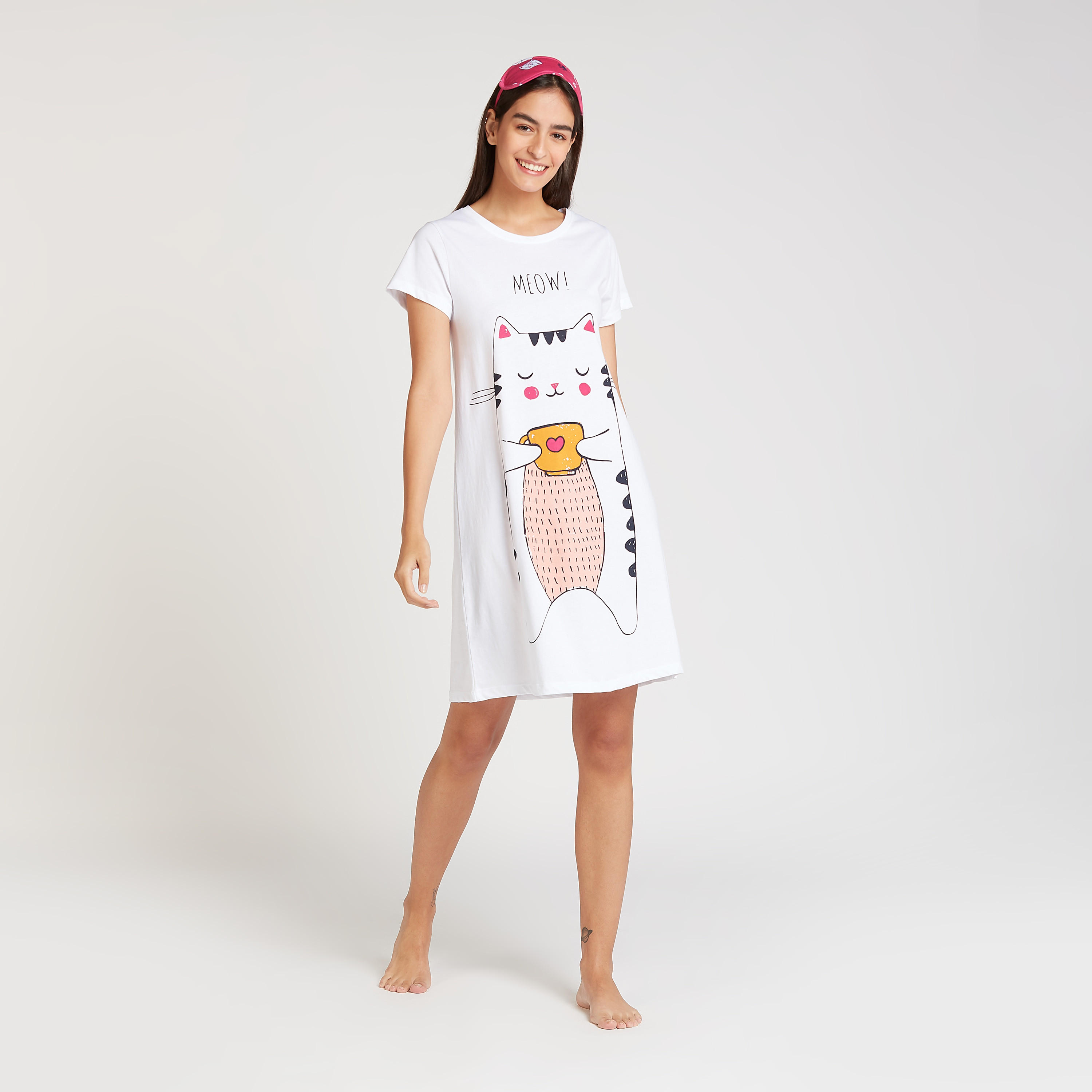 طقم ملابس نوم مستدام - 3 قطع-women-clothing-nightwear-nighties-image-4