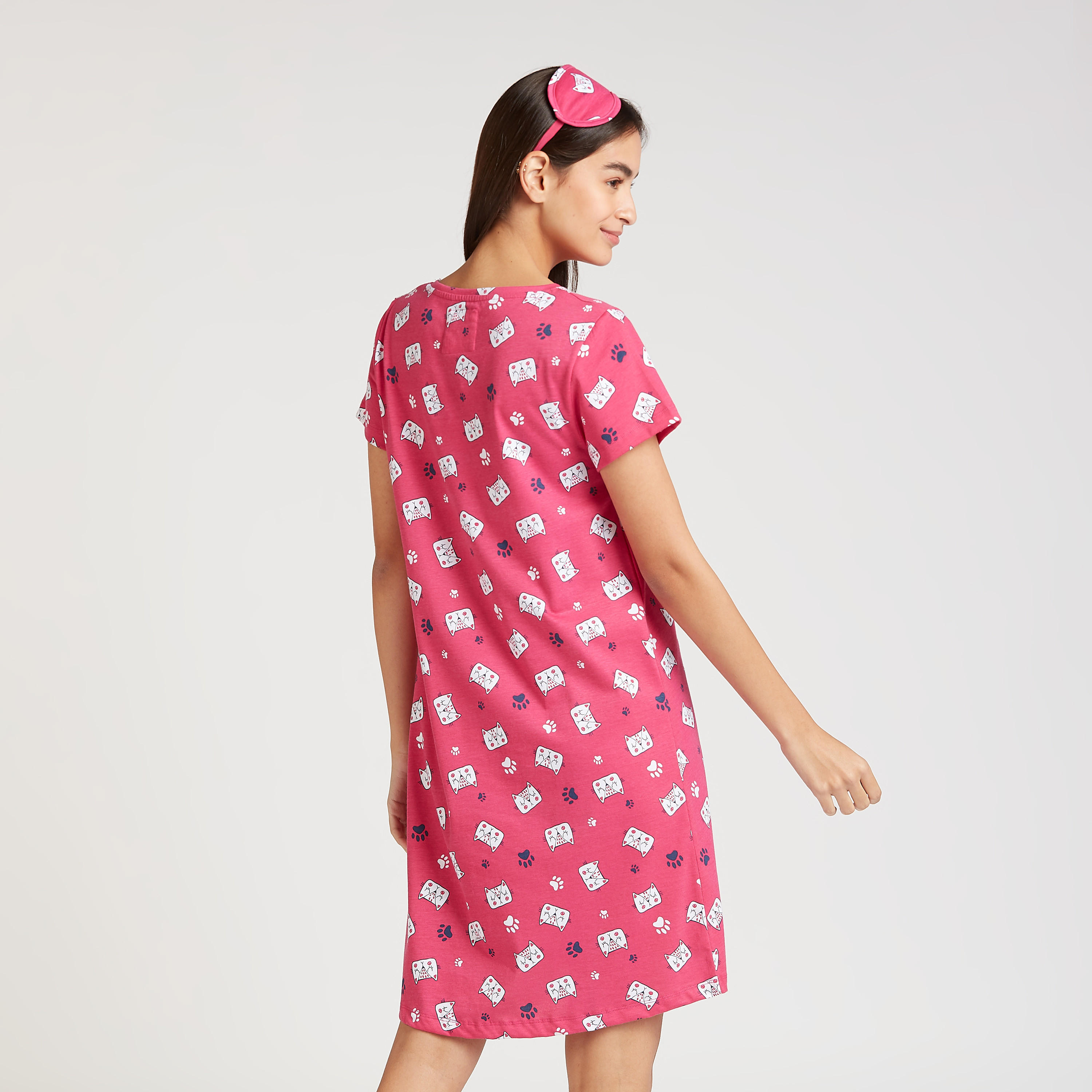 طقم ملابس نوم مستدام - 3 قطع-women-clothing-nightwear-nighties-image-6