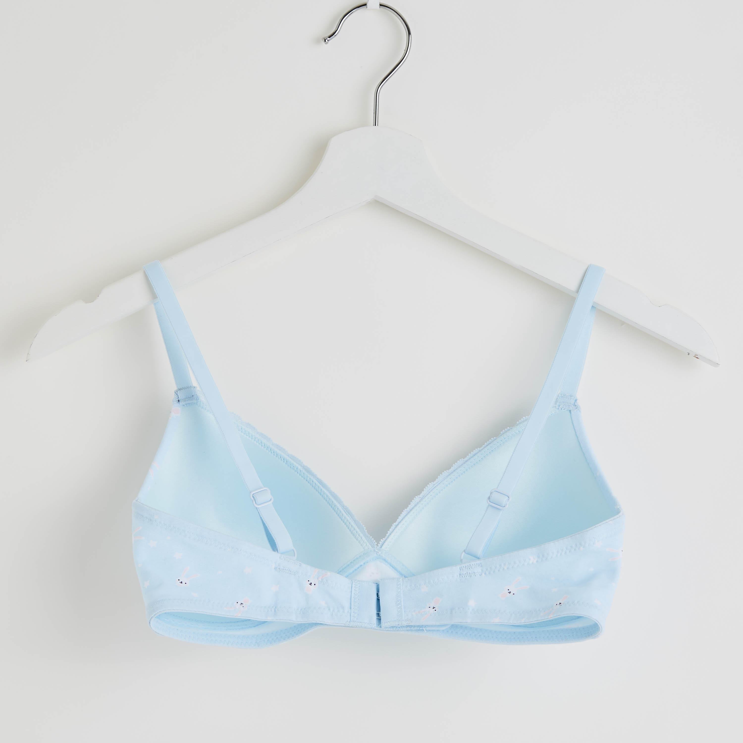 صدريّة تيشيرت مبطّنة متنوّعة بتفاصيل فيونكة - طقم من قطعتين-women-clothing-lingerie-bras-image-3