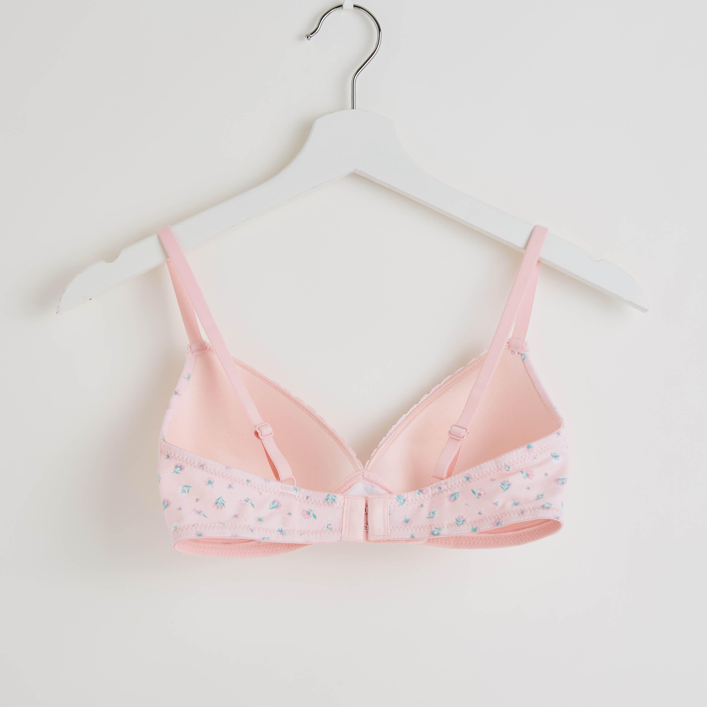 صدريّة تيشيرت مبطّنة متنوّعة بتفاصيل فيونكة - طقم من قطعتين-women-clothing-lingerie-bras-image-3