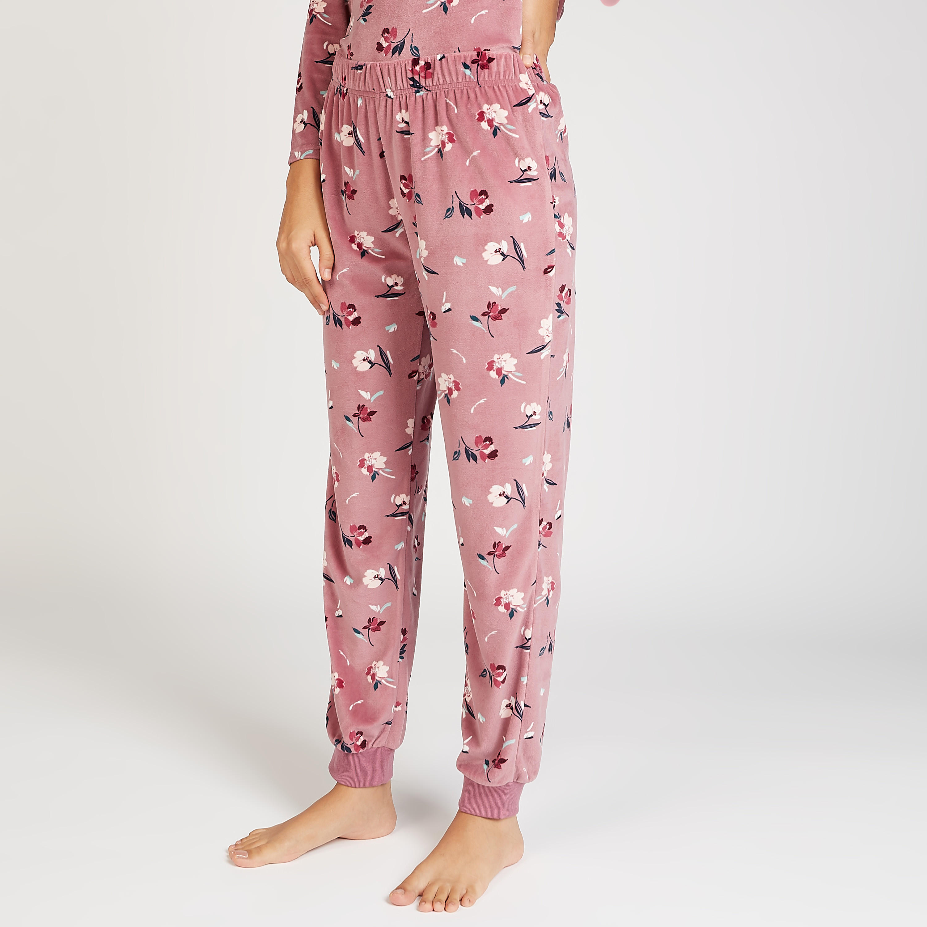 طقم مستدام بيجاما وتيشيرت بطبعات وأكمام طويلة-women-clothing-nightwear-pyjamas-longsets-image-5