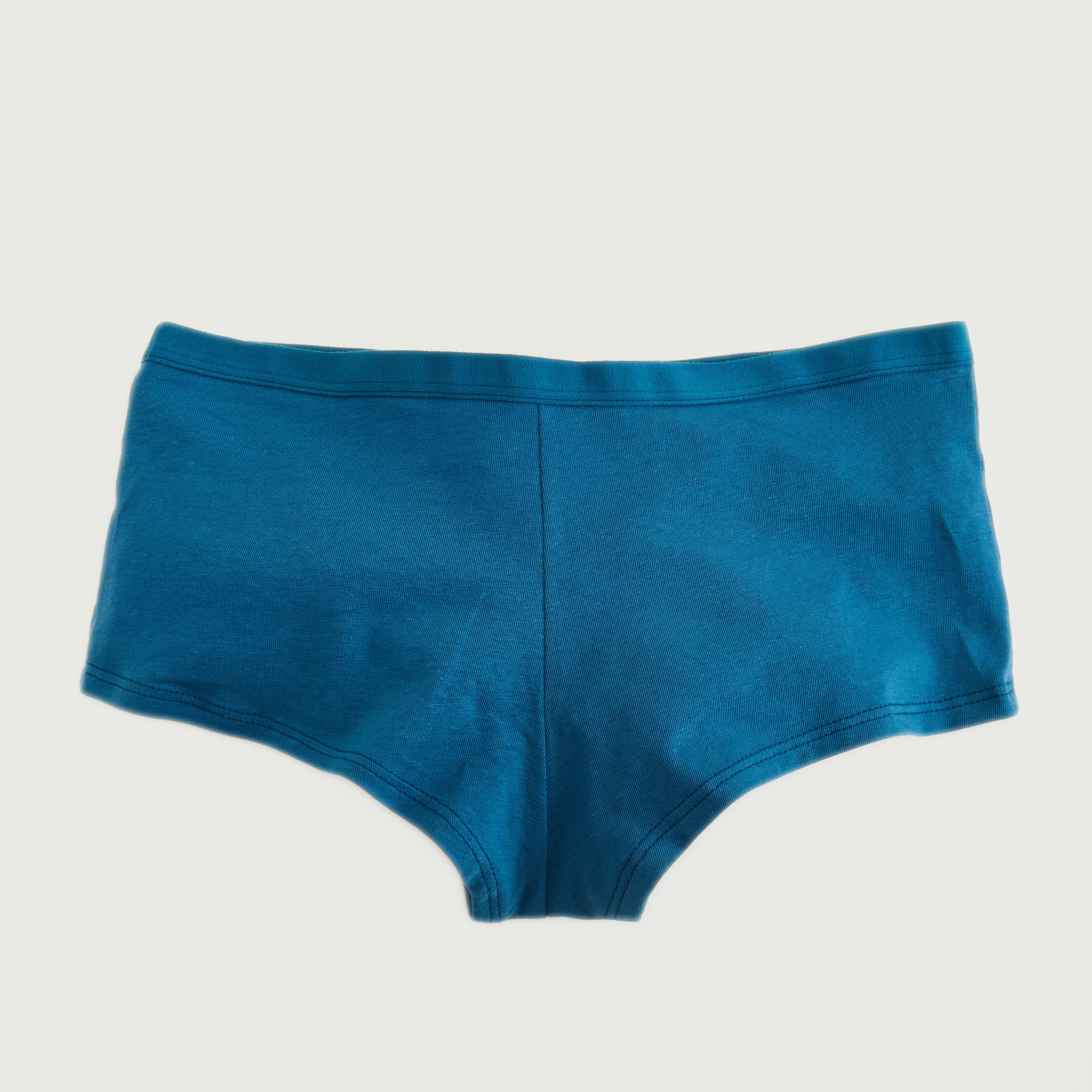 سراويل داخلية بوي شورت سادة بخصر مطاطي- طقم من 5 قطع-women-clothing-lingerie-panties-image-1