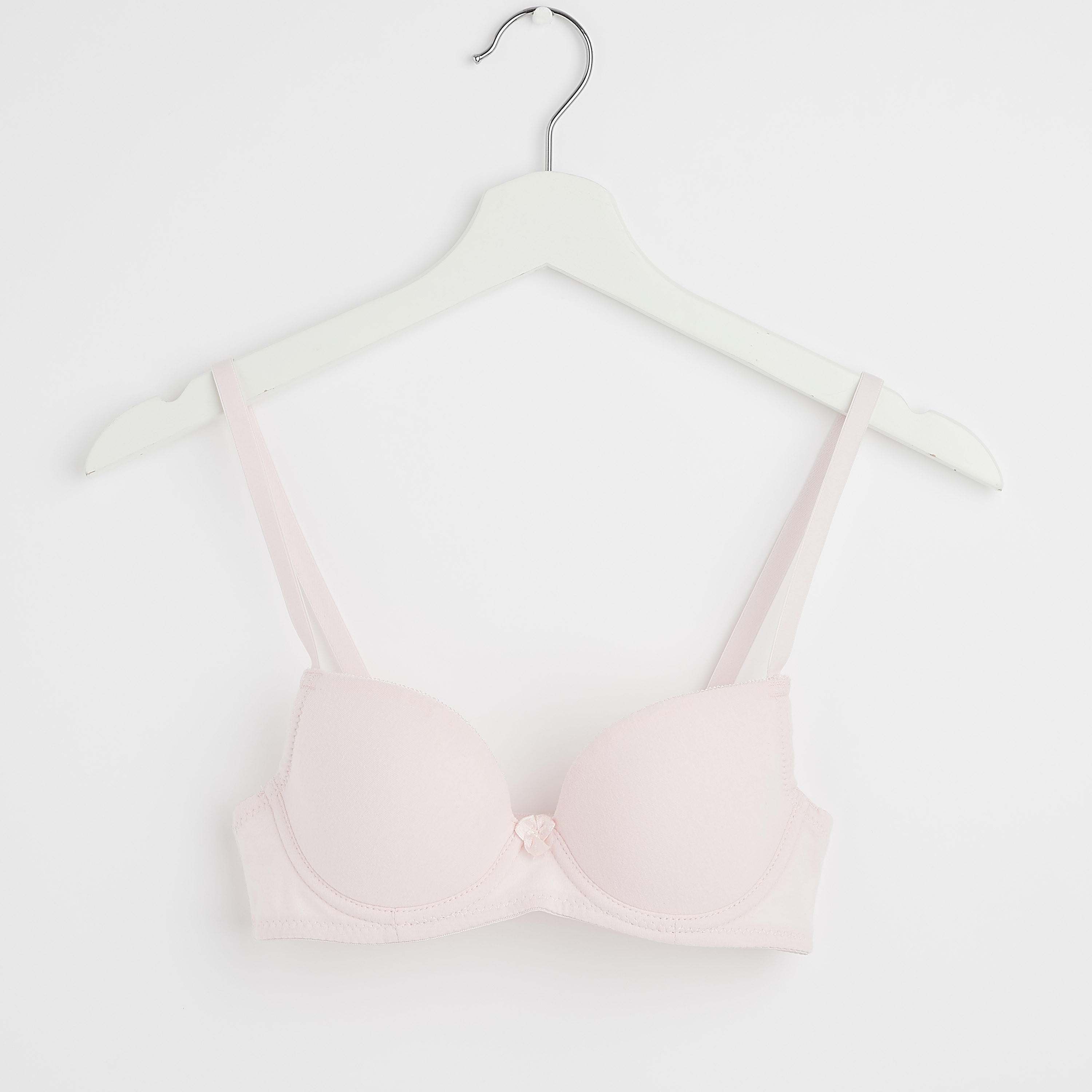 صدريّة بلانج مبطّنة سادة بخطّاف وحلقة إغلاق وزينة فيونكة-women-clothing-lingerie-bras-image-3