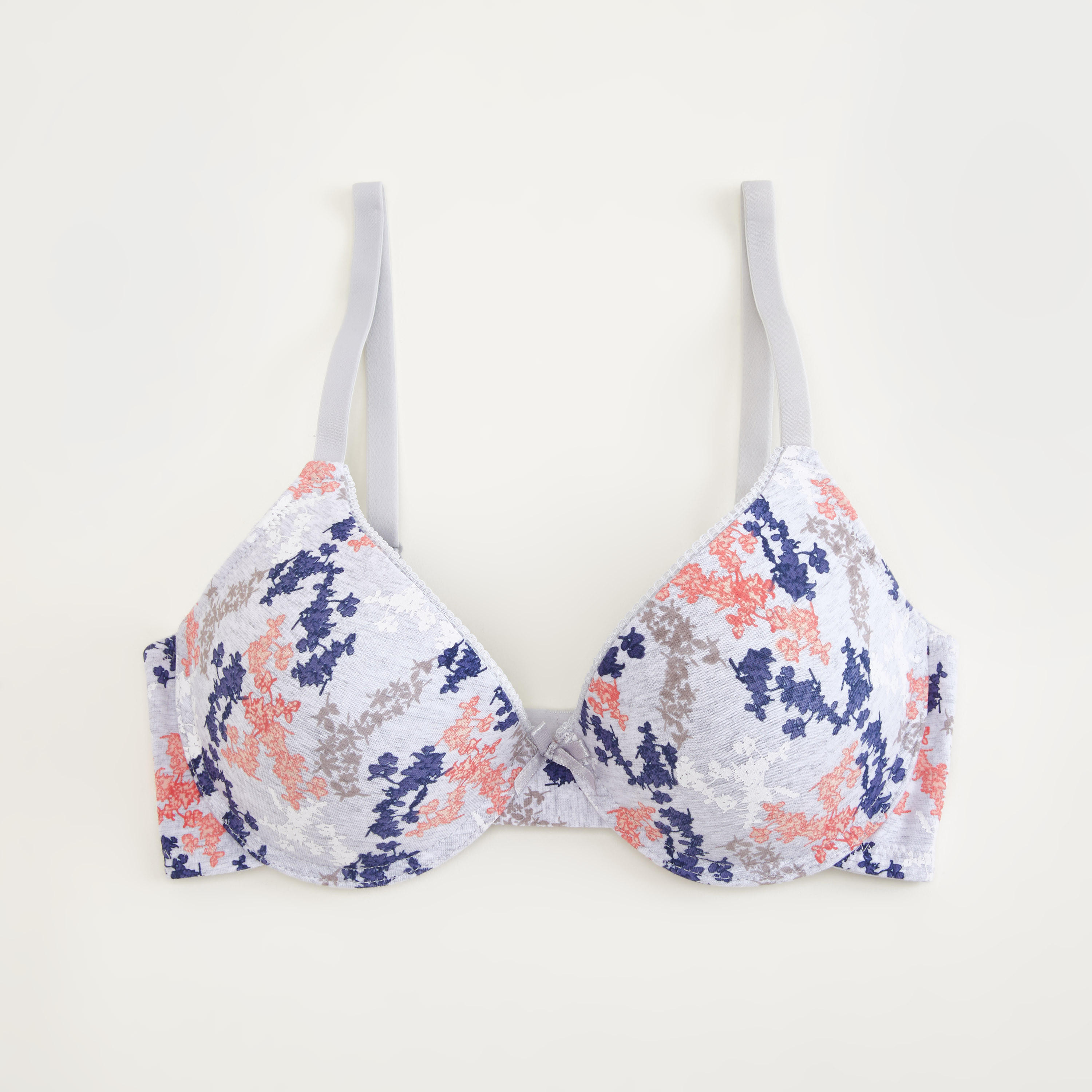 صدريّة مستدامة بطبعات وزينة فيونكة - طقم من 2 قطع-women-clothing-lingerie-bras-image-3
