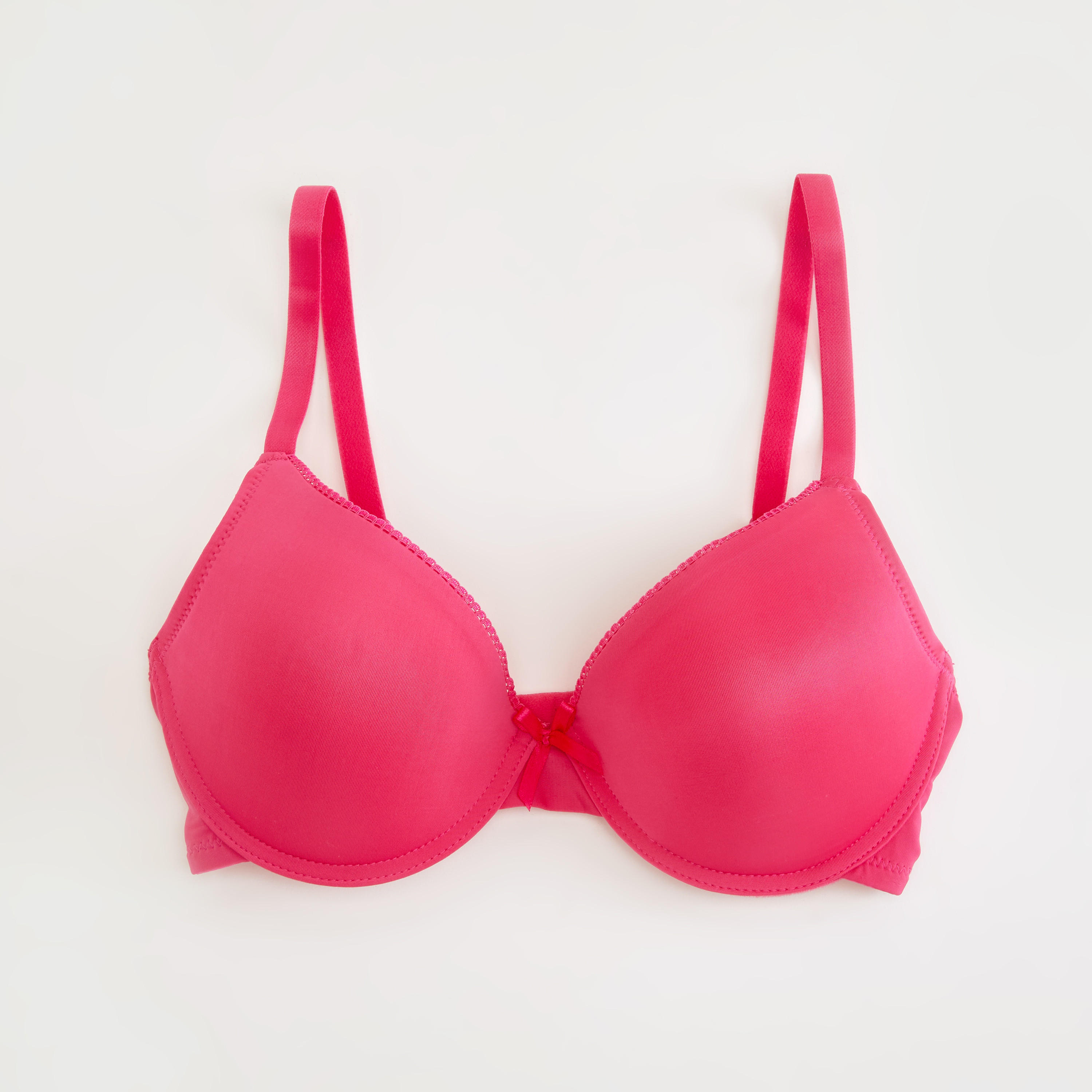 صدريّة مستدامة مبطنة بطبعات وزينة فيونكة - طقم من قطعتين-women-clothing-lingerie-bras-image-3
