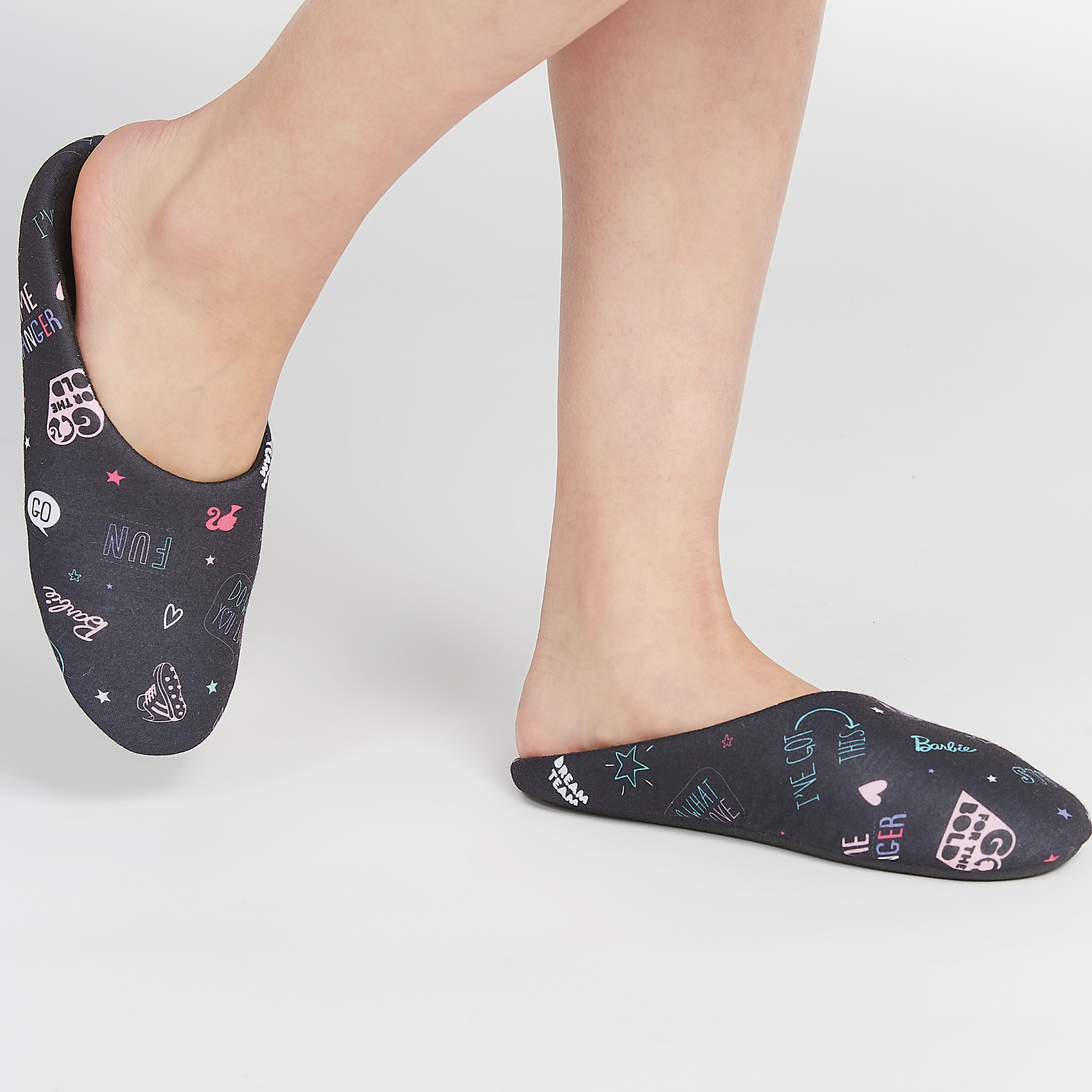 شبشب غرفة نوم سهل الارتداء بمقدّمة مغلقة وطبعات-women-clothing-nightwear-bedroomslippers-image-5