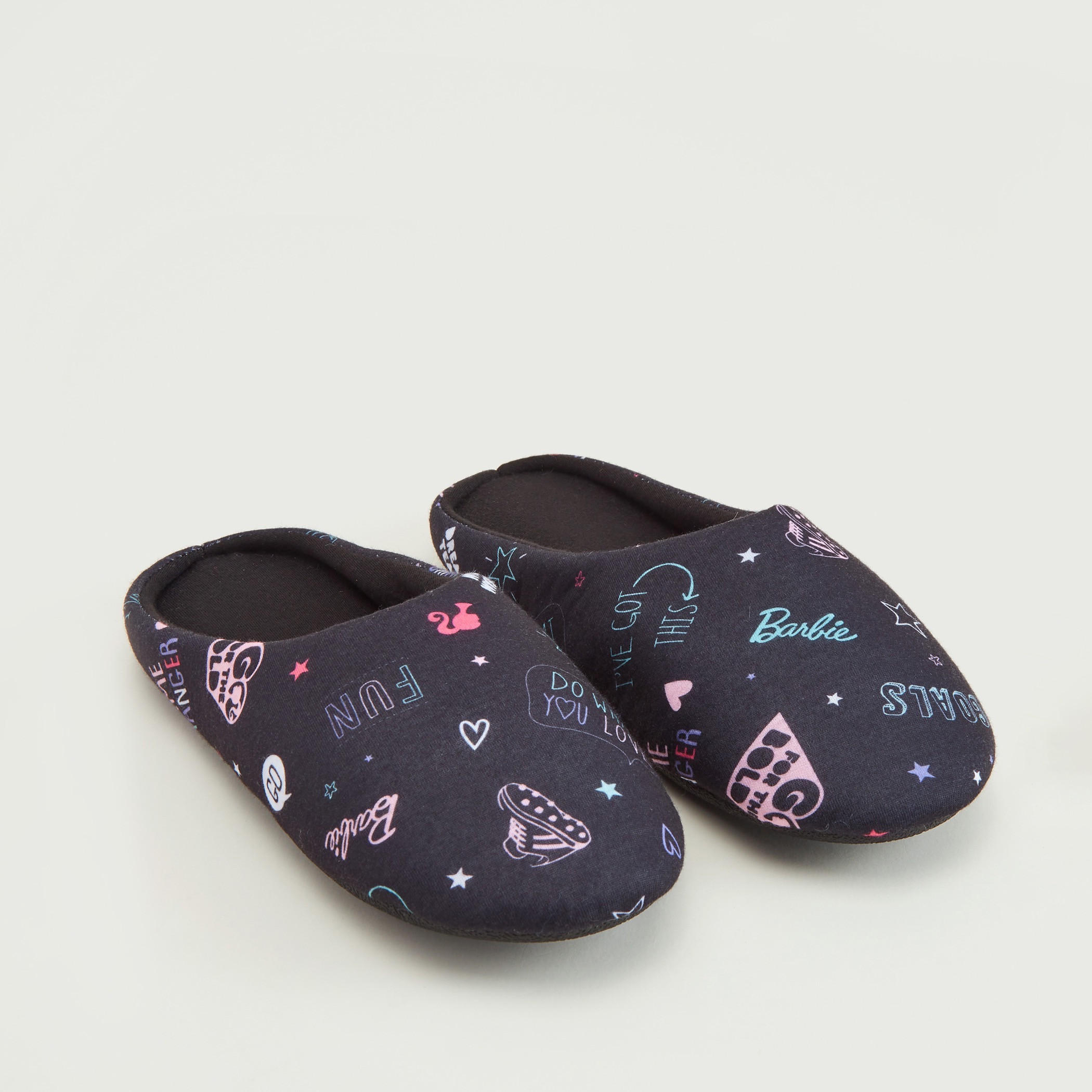 شبشب غرفة نوم سهل الارتداء بمقدّمة مغلقة وطبعات-women-clothing-nightwear-bedroomslippers-image-4
