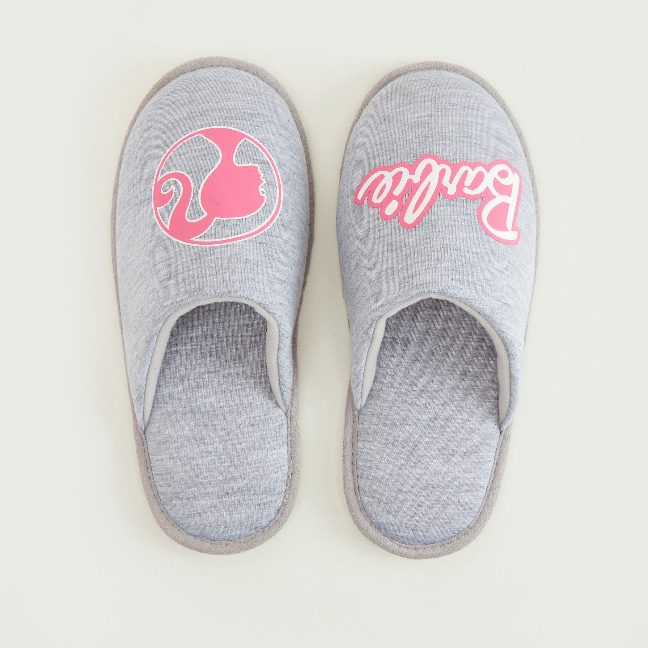 Barbie Print Slip-On Closed Toe Bedroom Slippers-women-clothing-nightwear-bedroomslippers-image-4