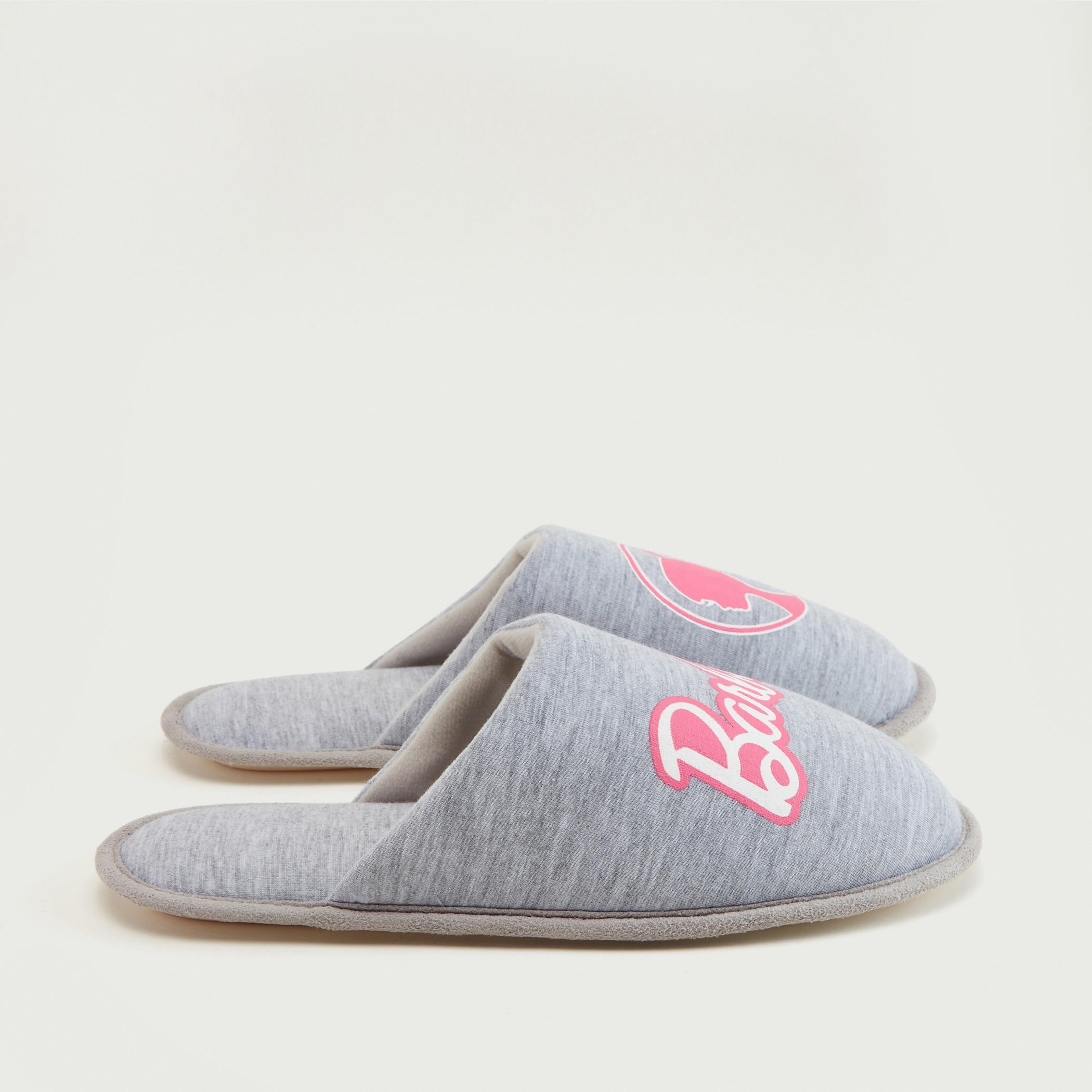 Barbie Print Slip-On Closed Toe Bedroom Slippers-women-clothing-nightwear-bedroomslippers-image-5