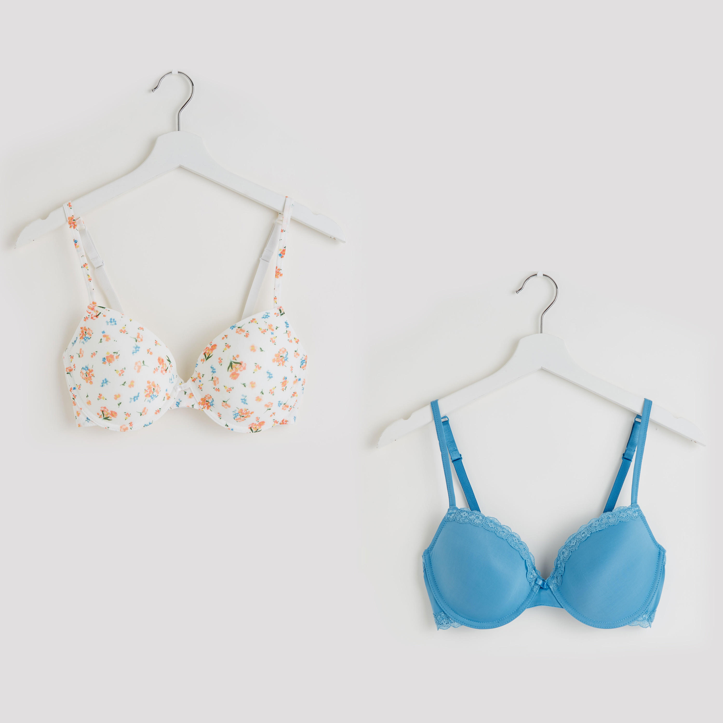 صدريّة بلانج مبطّنة متنوعة بمشبك إغلاق - طقم من قطعتين-women-clothing-lingerie-bras-image-5