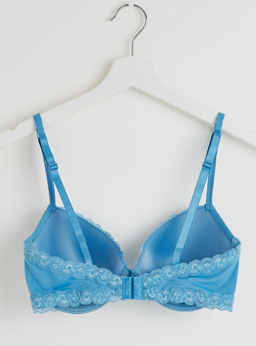 صدريّة بلانج مبطّنة متنوعة بمشبك إغلاق - طقم من قطعتين-women-clothing-lingerie-bras-image-1